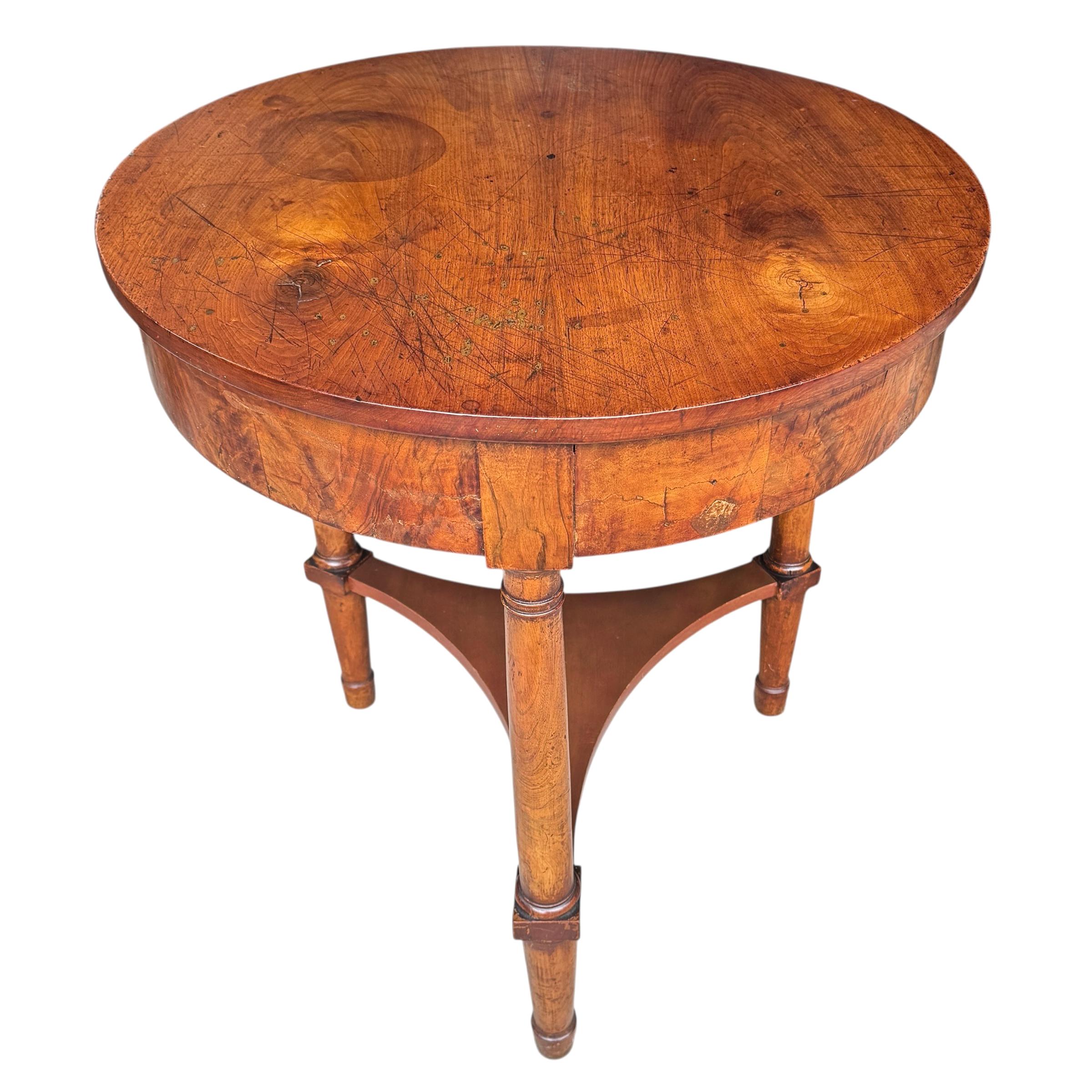 19th Century French Empire Table In Fair Condition For Sale In Chicago, IL