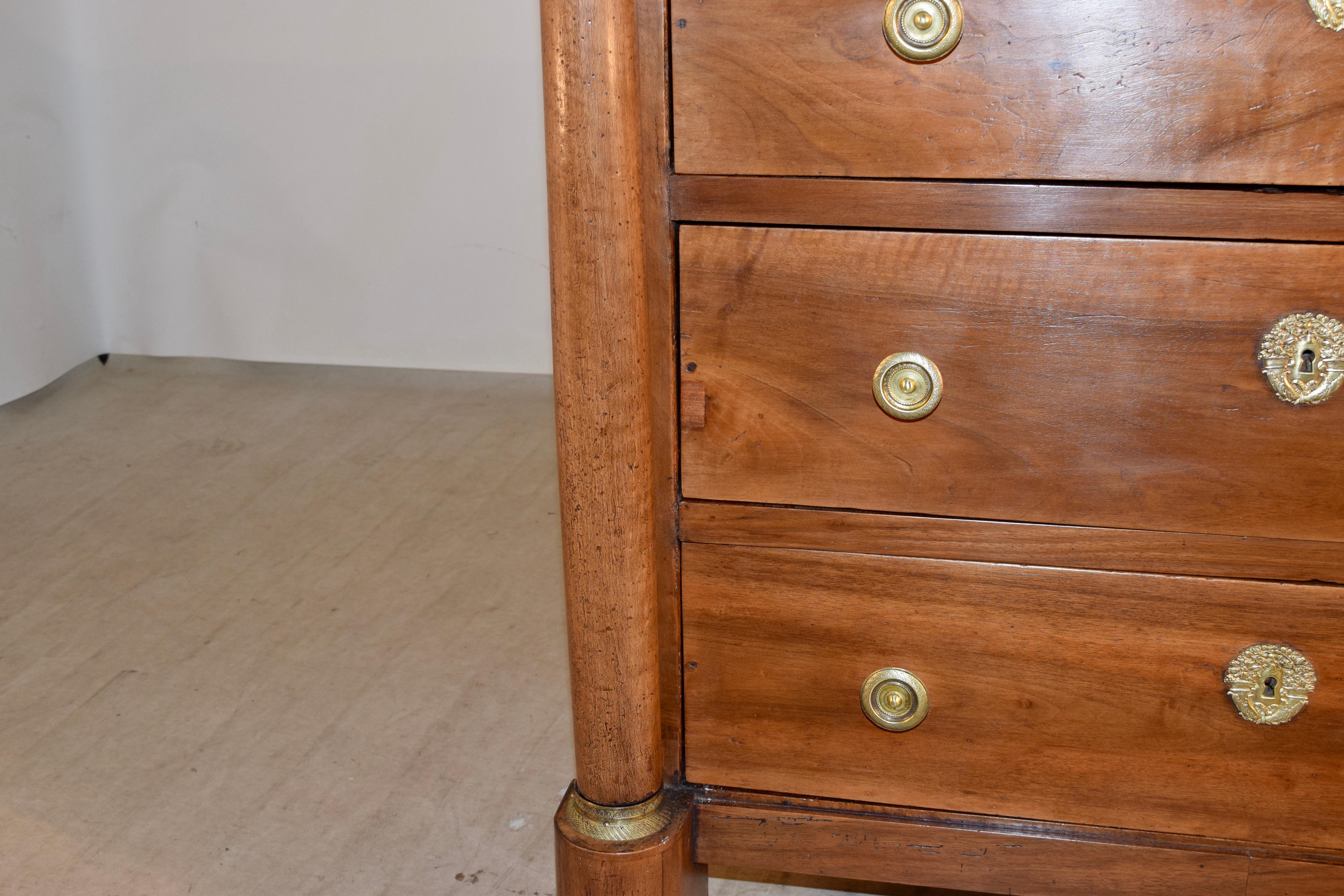 19th Century French Empire Tall Chest of Drawers For Sale 3