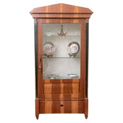 Antique 19th Century French Empire Vitrine Cabinet Ca. 1820-1840 for Restoration