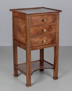 19th Century French Empire Walnut Side Table