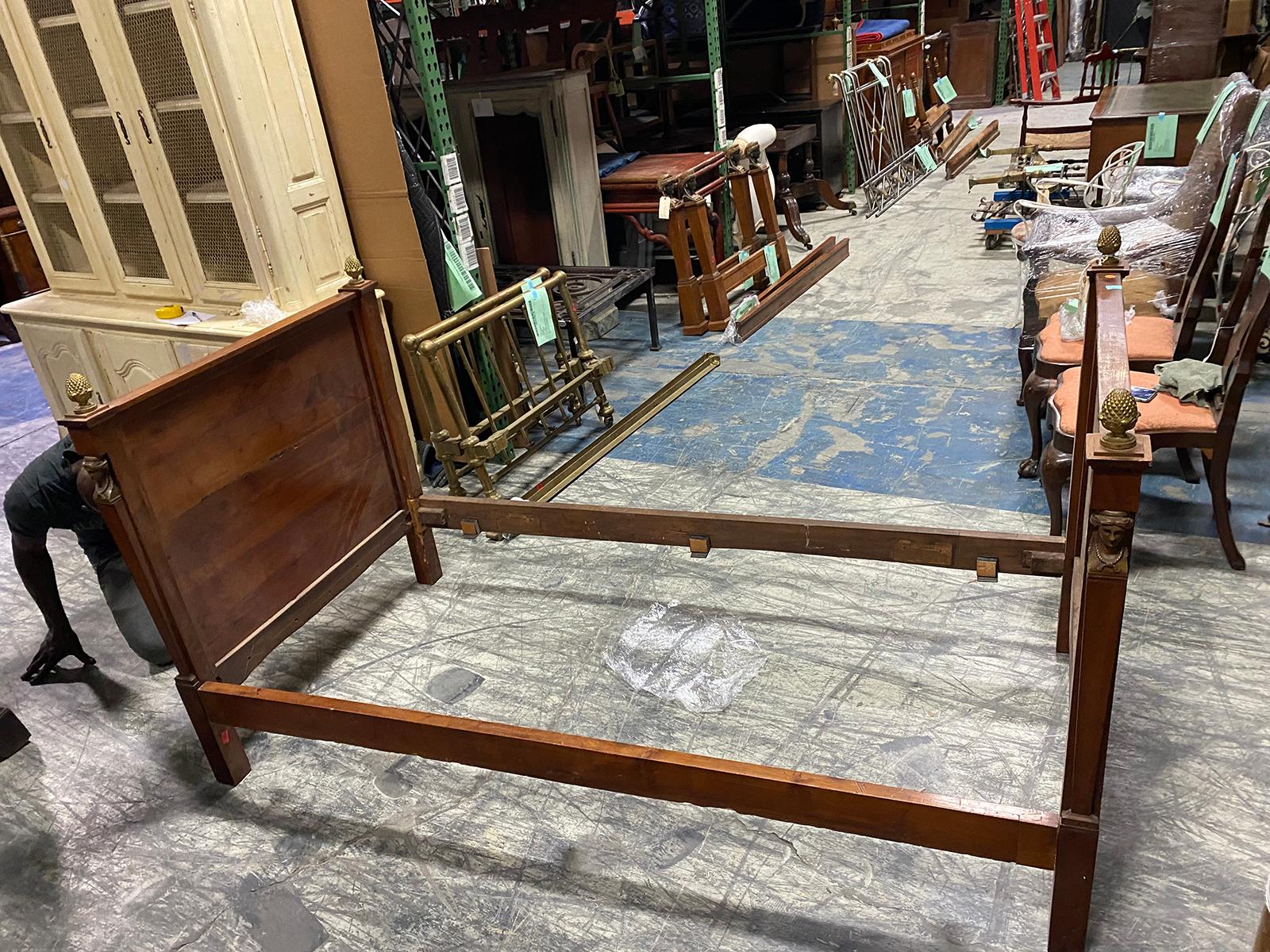 19th Century French Empire Wood Bed / Daybed In Good Condition In Atlanta, GA