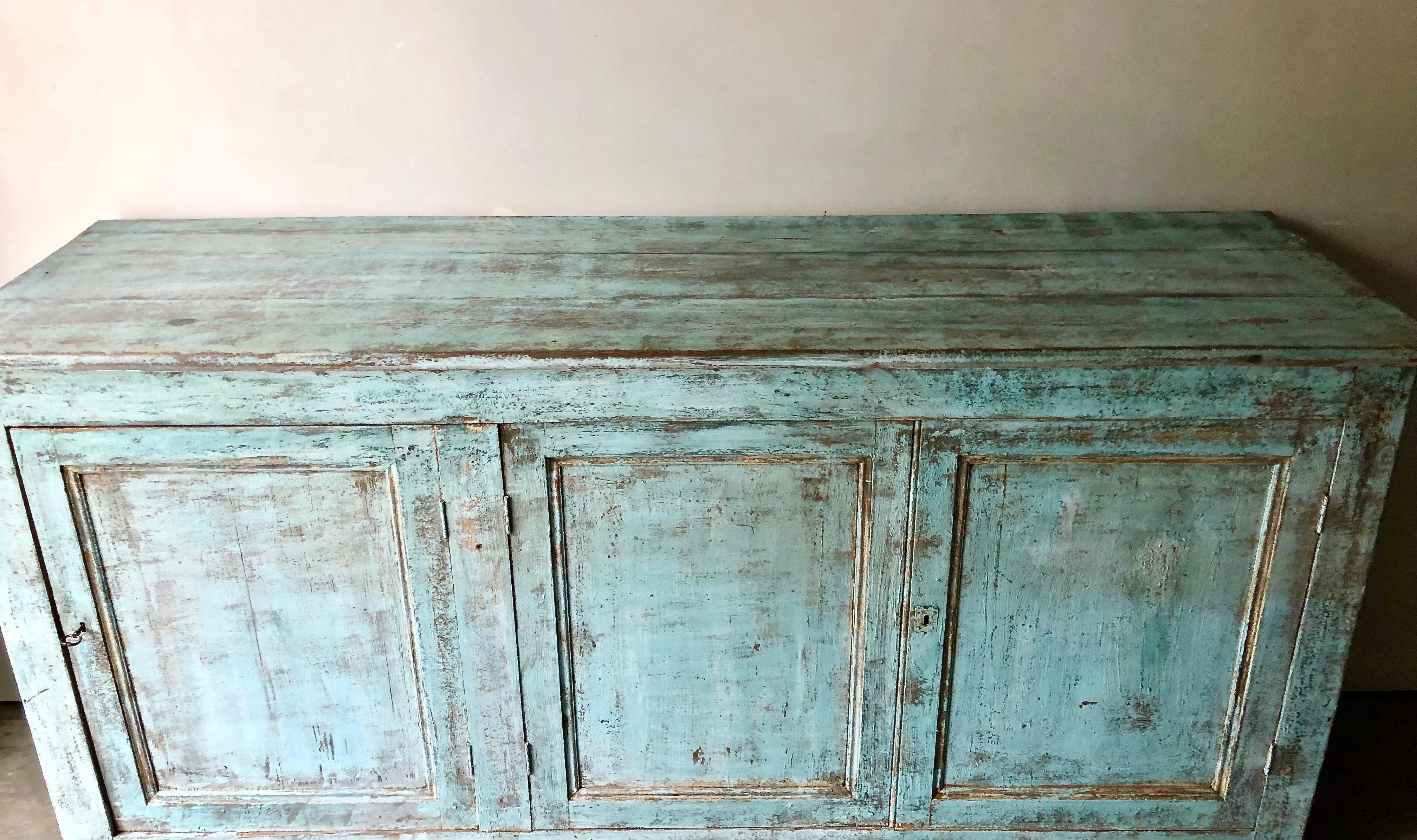 Hand-Painted 19th Century French Enfilade