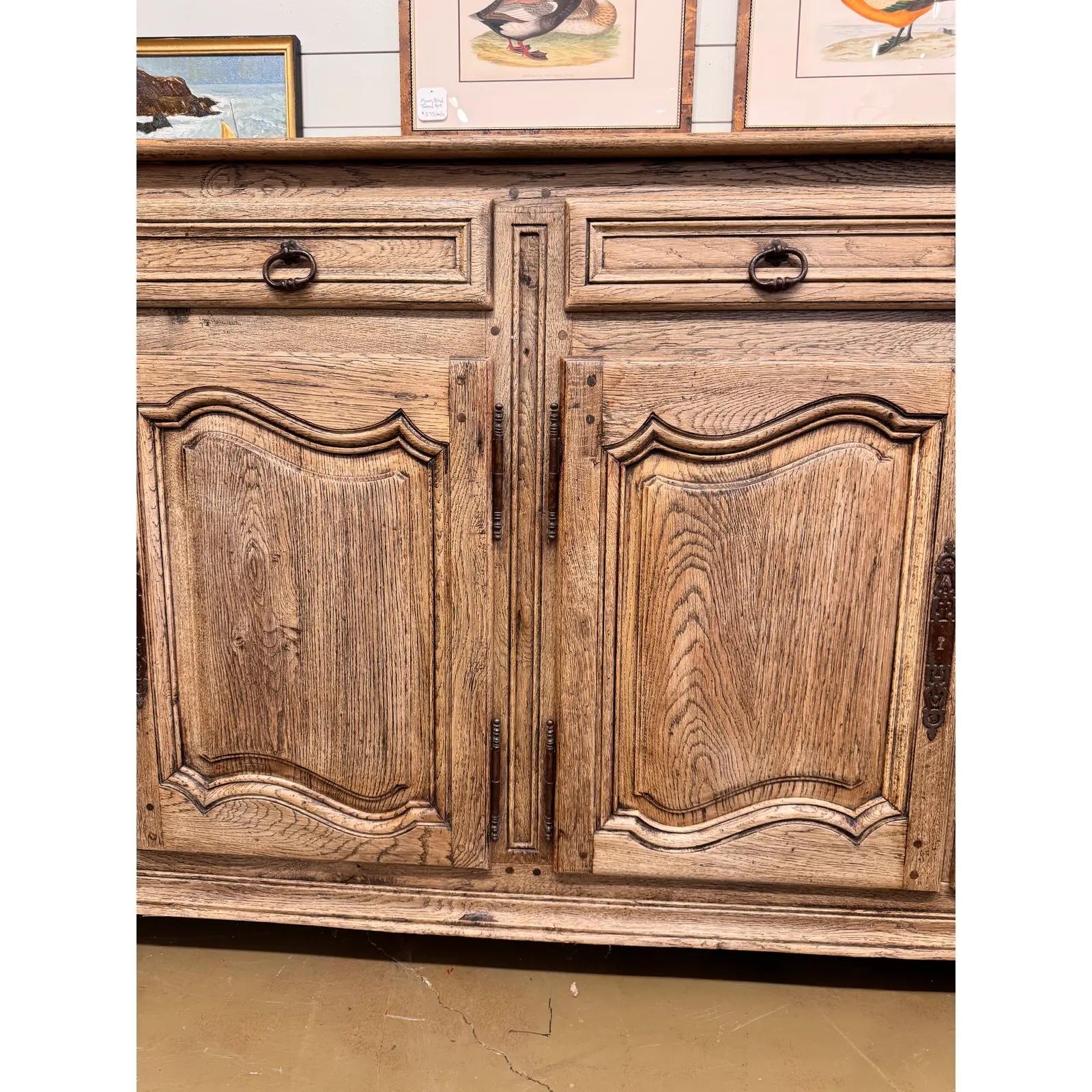 Wood 19th Century French Enfilade Server For Sale