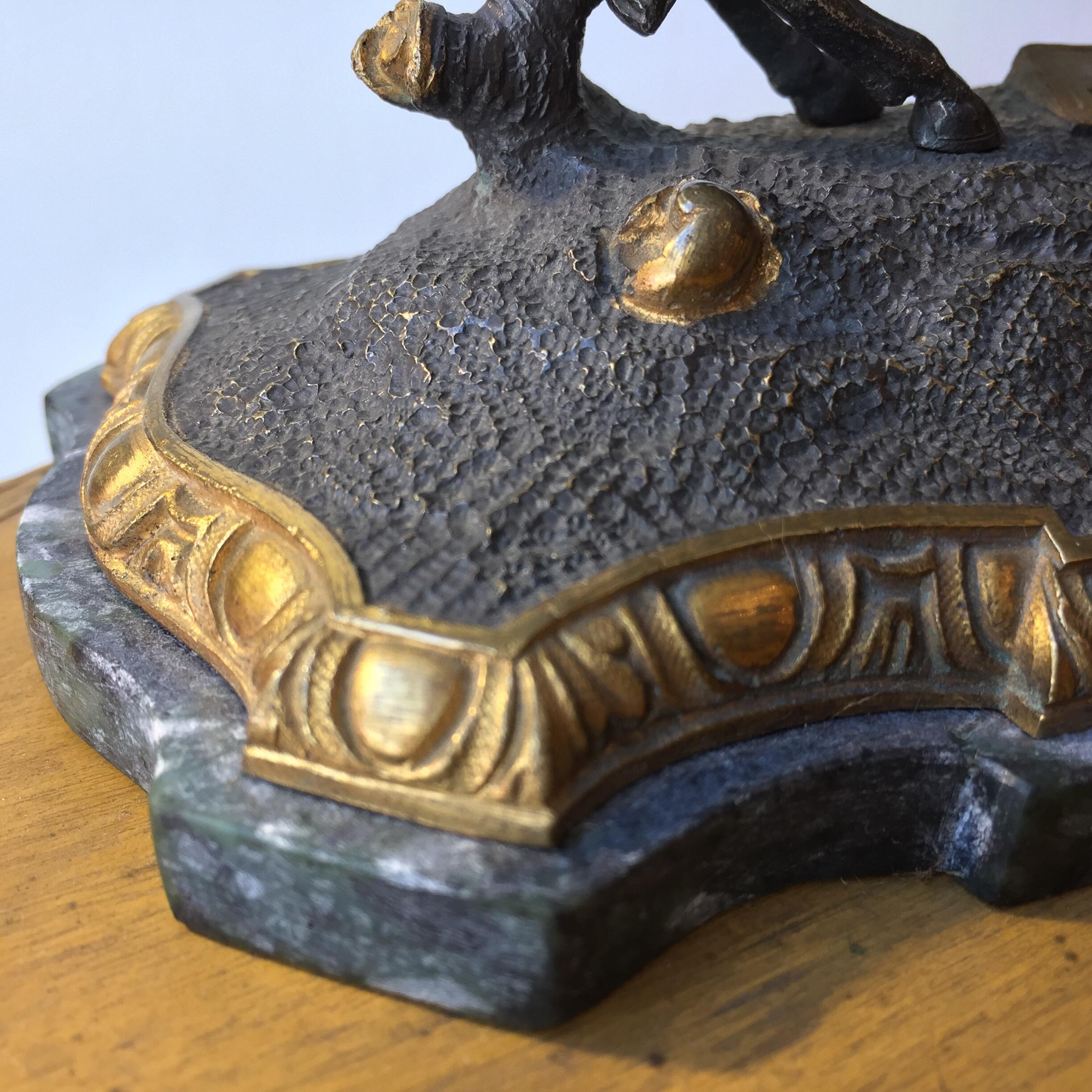 Französische Bronzefigur eines Reiterkelchens von Joachim Murat aus dem 19. Jahrhundert im Angebot 11