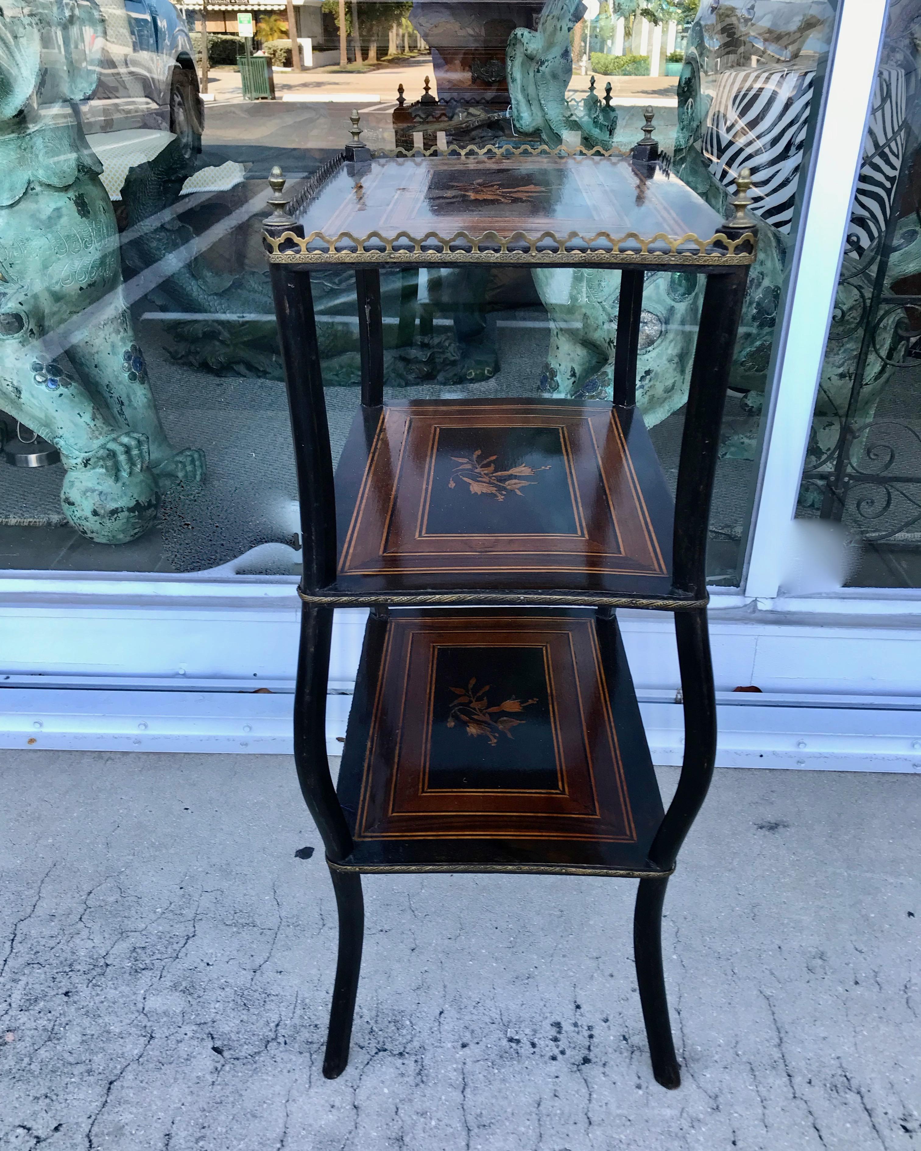 19TH Century French Etagere / End Table For Sale 1
