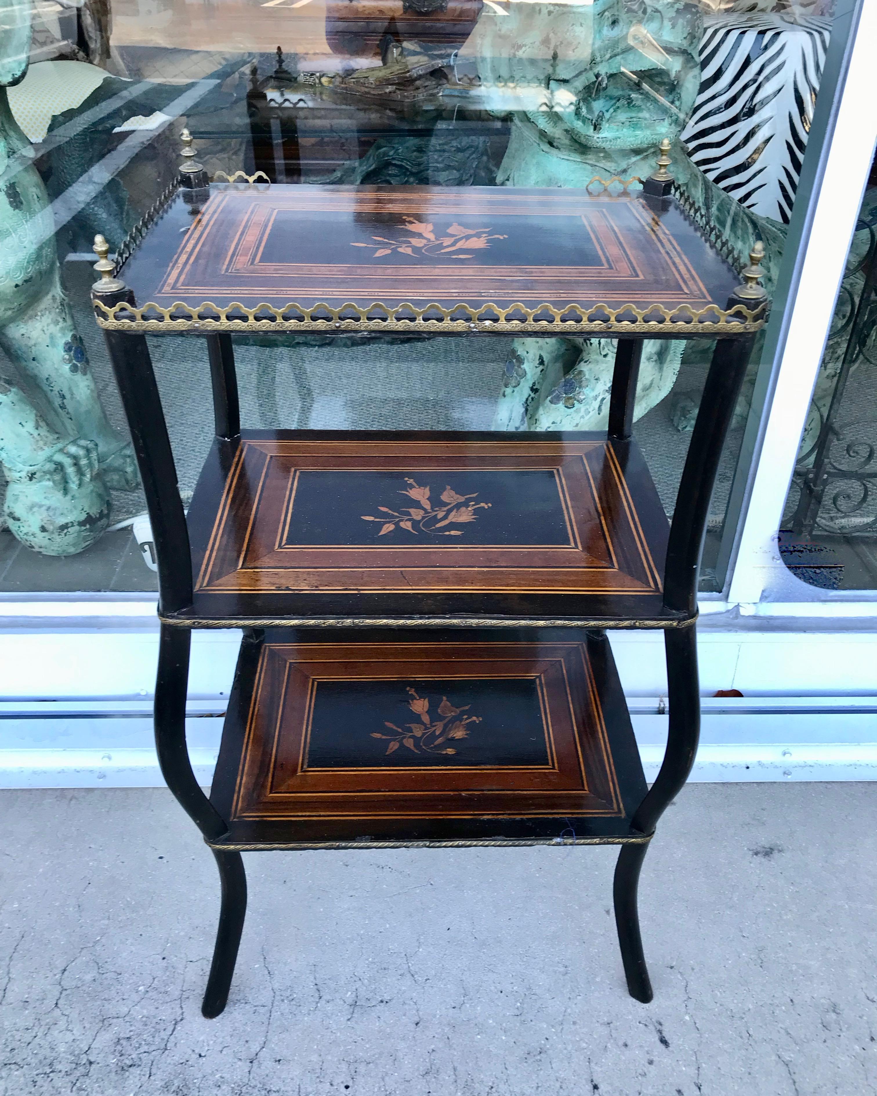 19TH Century French Etagere / End Table For Sale 3