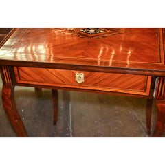 19th Century French Exotic Wood Side Table