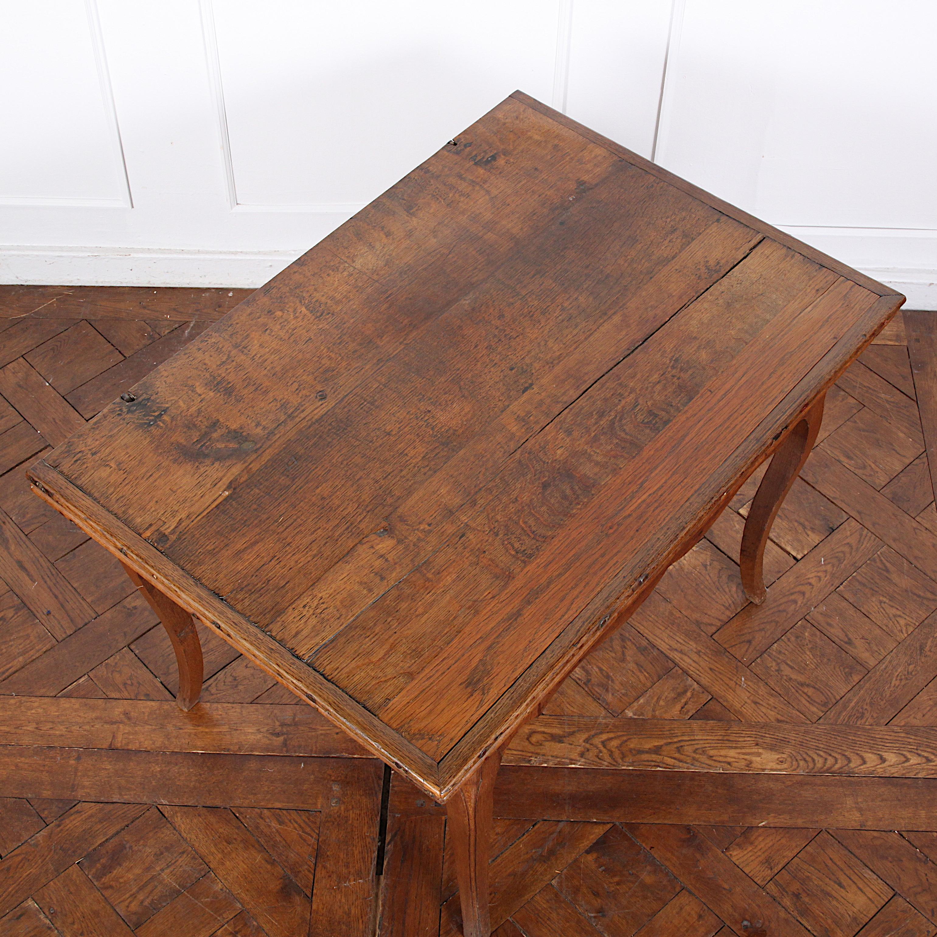 Forged 19th Century French Extending Farm Table For Sale