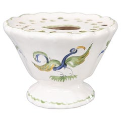 19th Century French Faience Moustiers Flower Frog Vase