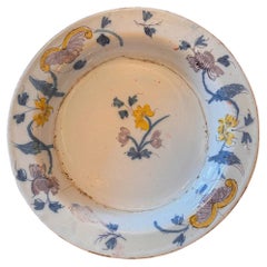 19th Century French Faience Plate