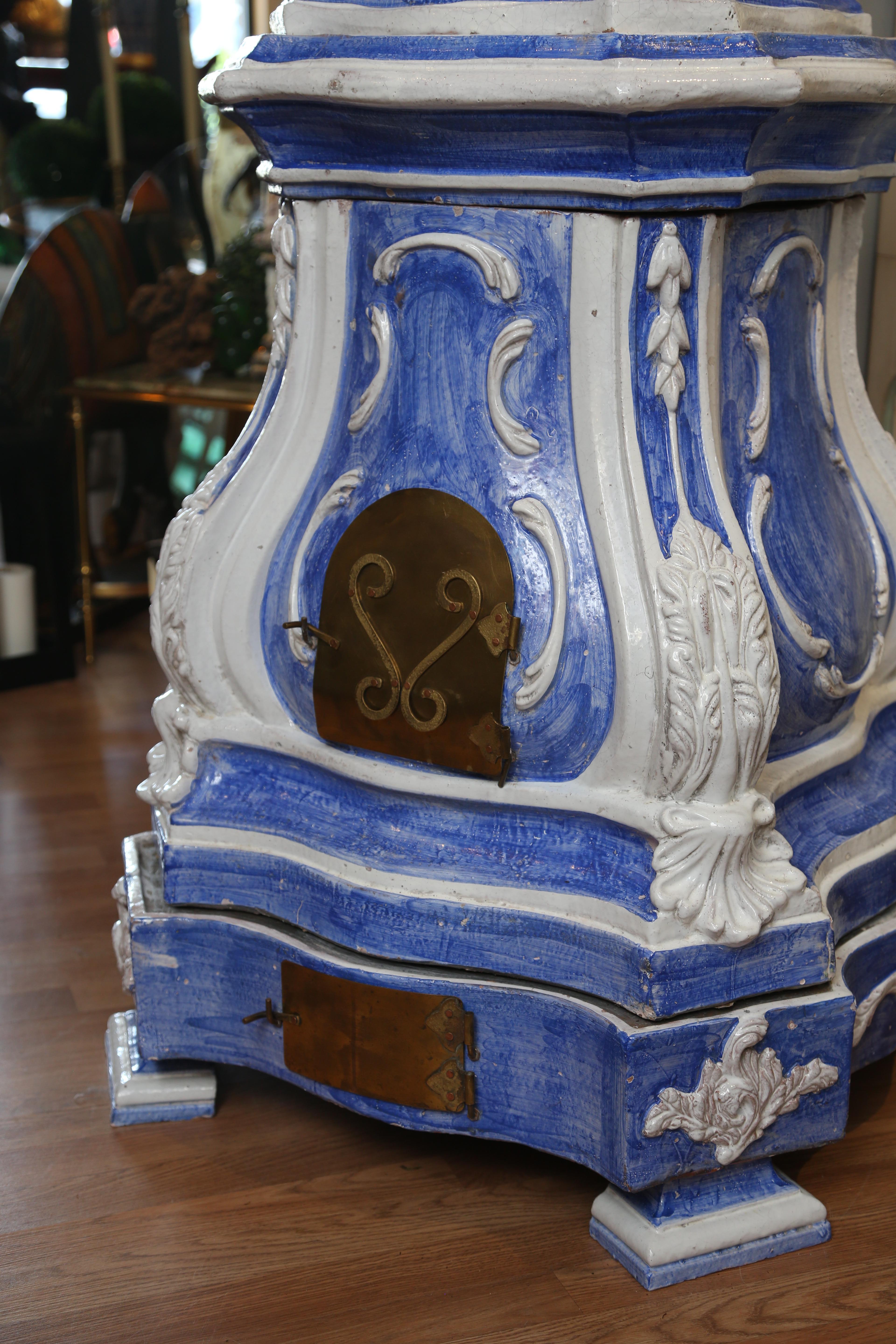 19th Century French Faience Stove 3