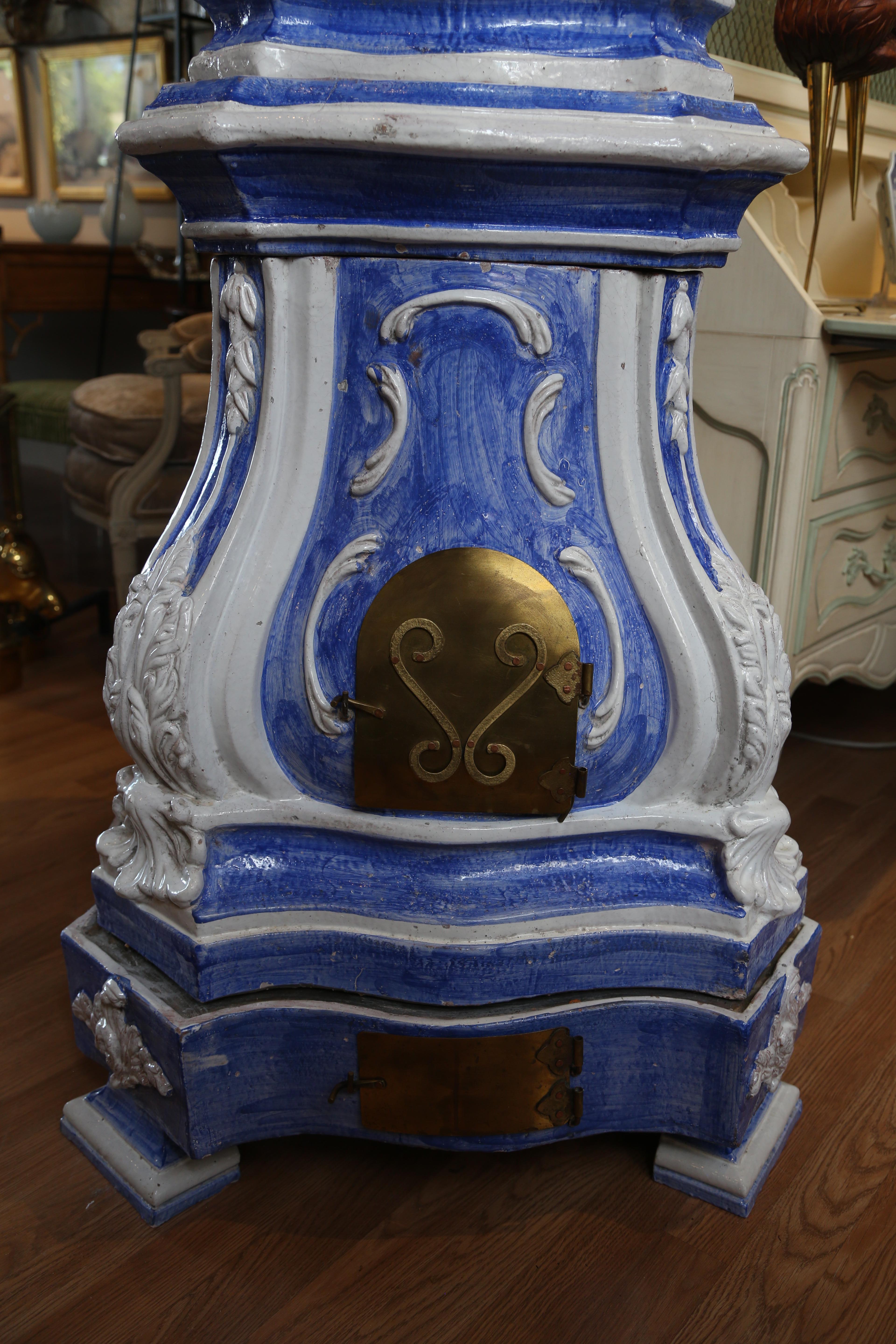 19th Century French Faience Stove 4