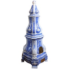 19th Century French Faience Stove