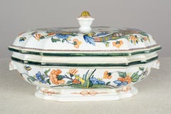 19th Century French Faience Tureen and Platter