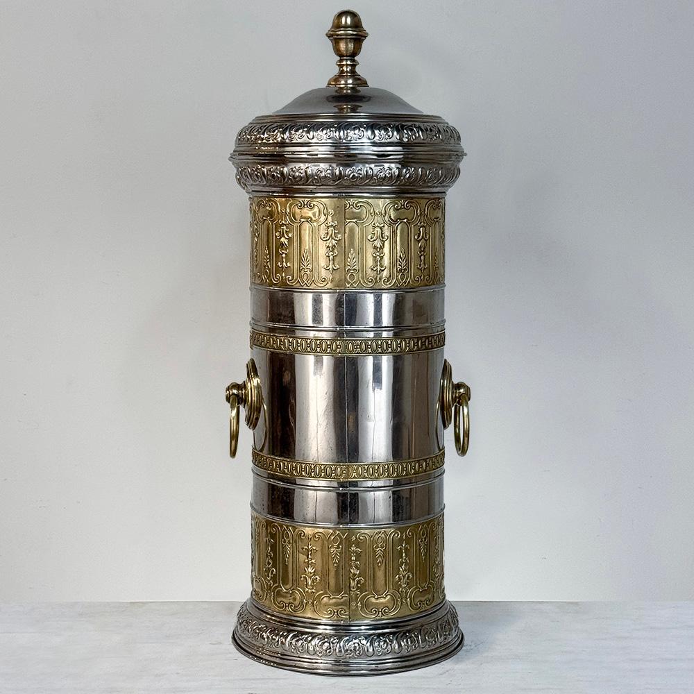 Francese Dispenser per caffè in grani di fantasia francese del XIX secolo in vendita