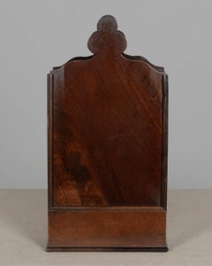 19th Century French Fariniere Box, Hand-Carved Walnut, Circa 1870