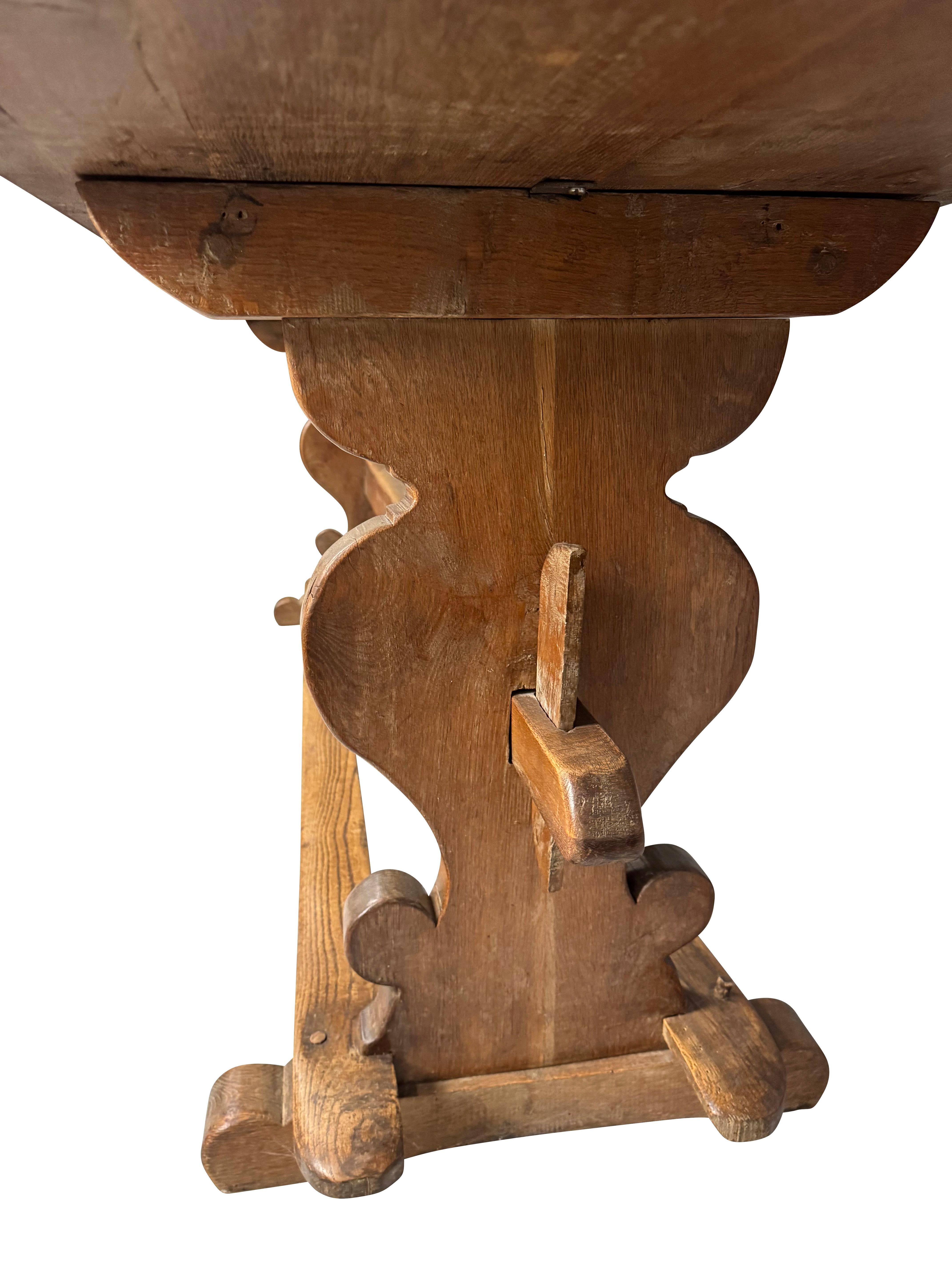 19th Century French Farm/ Pub Table For Sale 6
