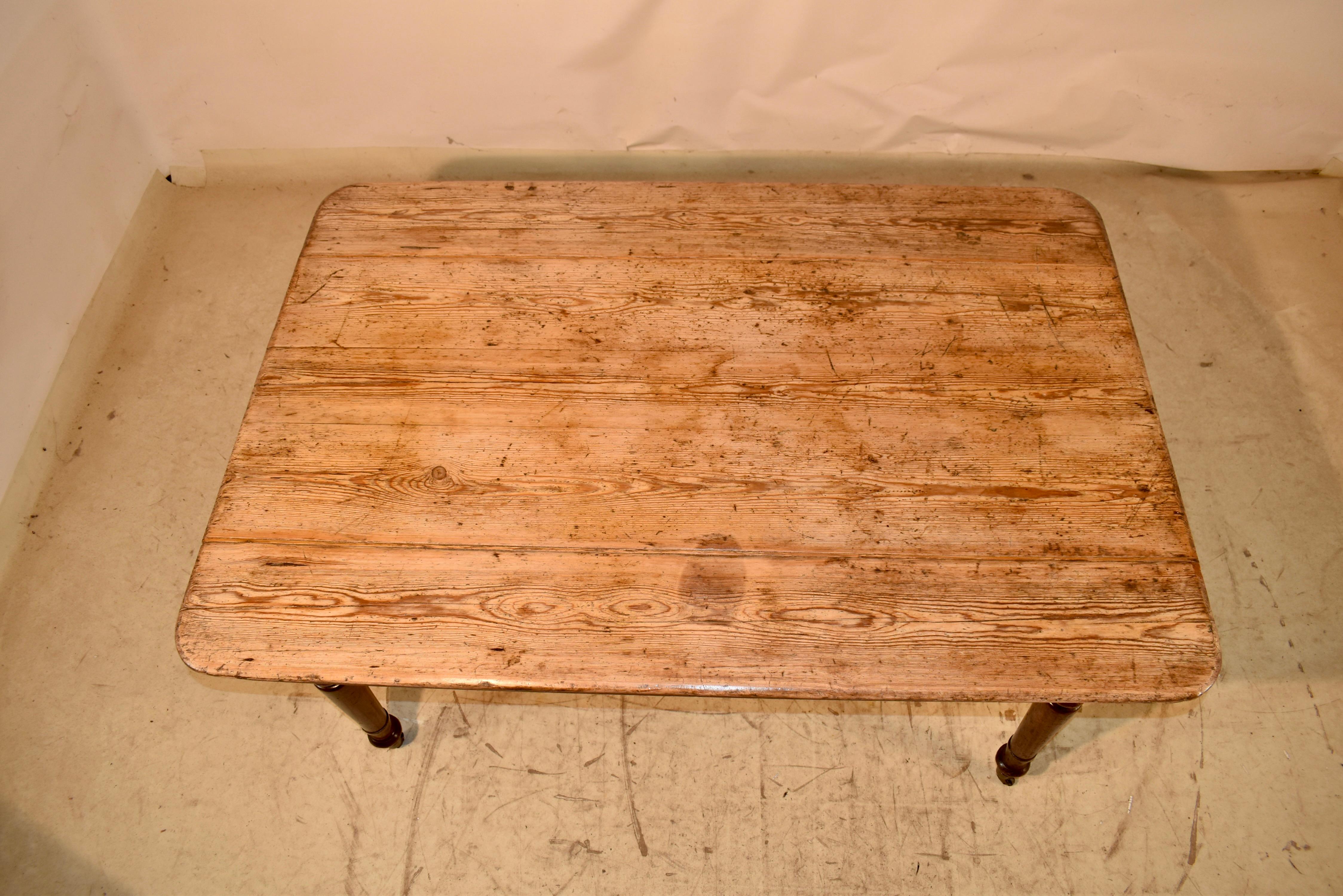 Französischer Bauernhoftisch aus dem 19. im Angebot 4