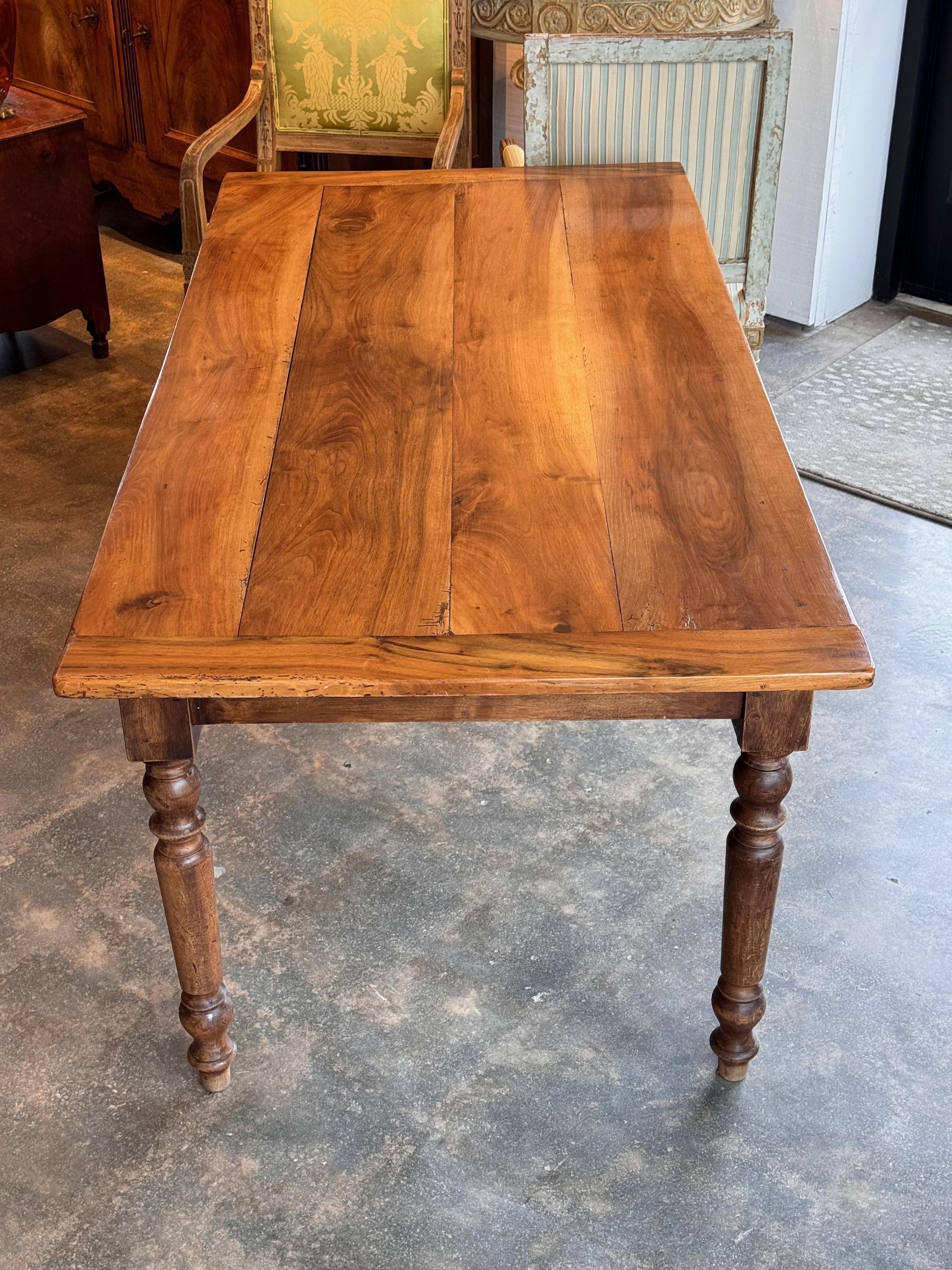 19th Century French Farm Table In Good Condition In Charlottesville, VA