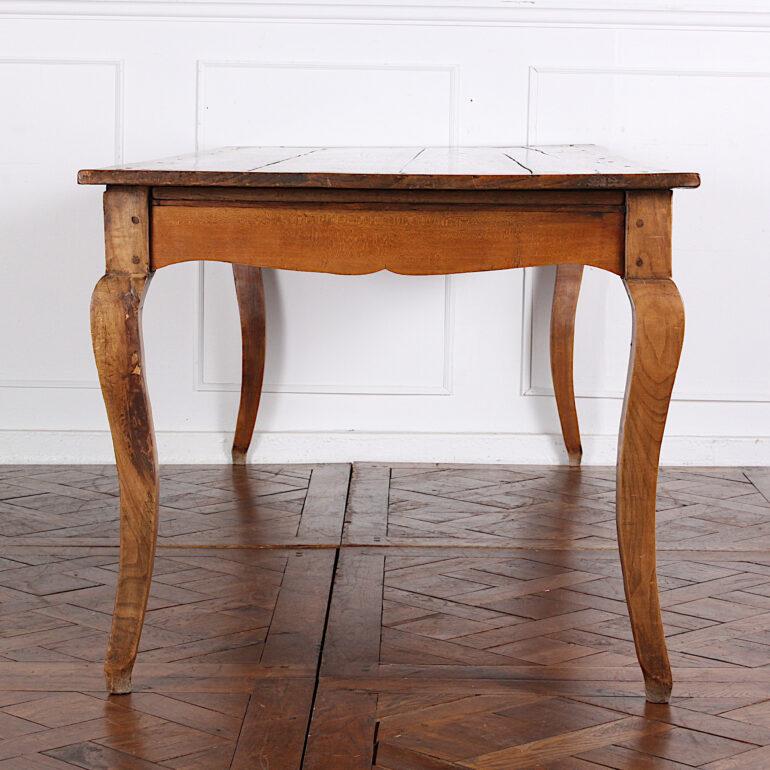 Elm 19th Century French Farm Table