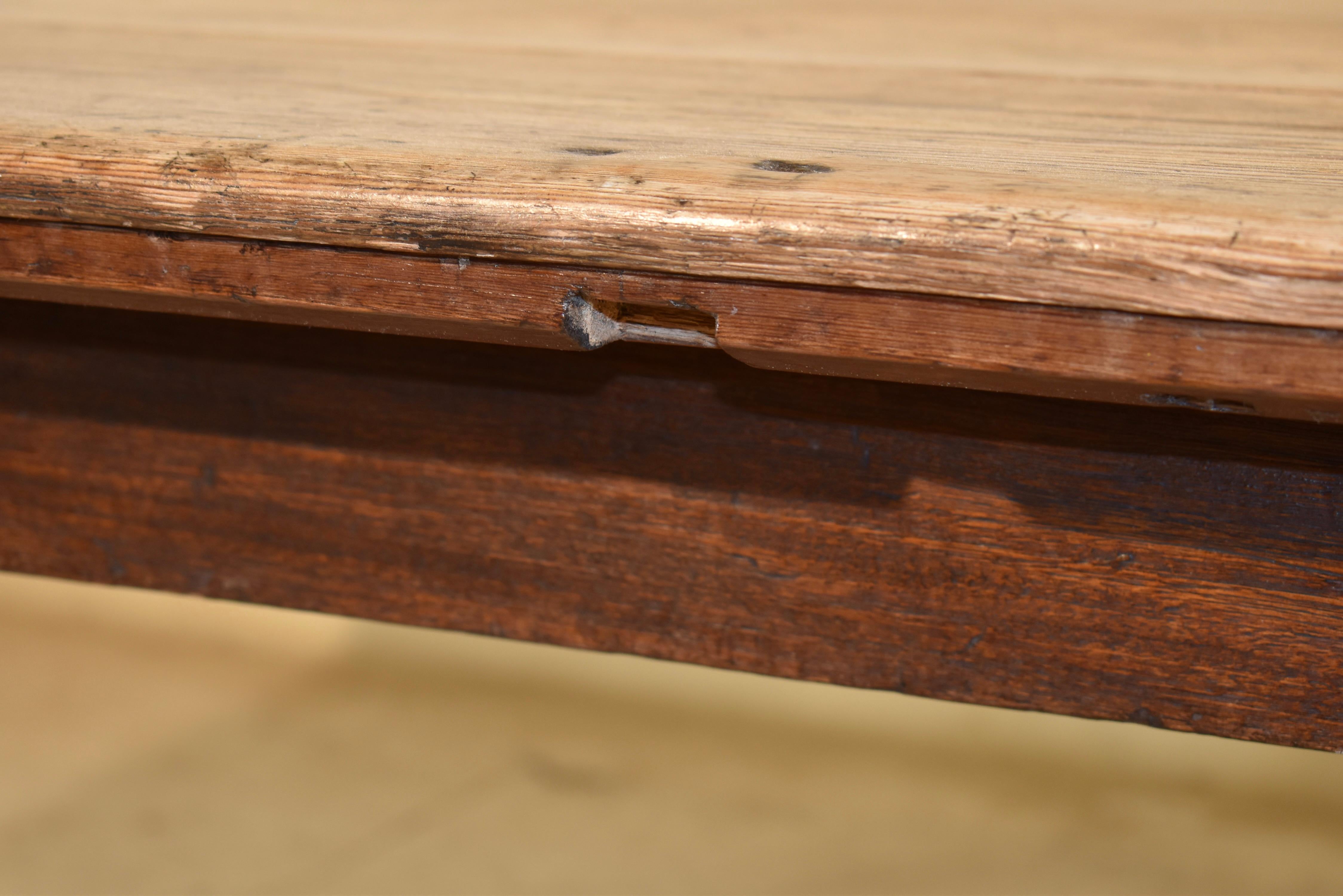 Französischer Bauernhoftisch aus dem 19. im Angebot 1