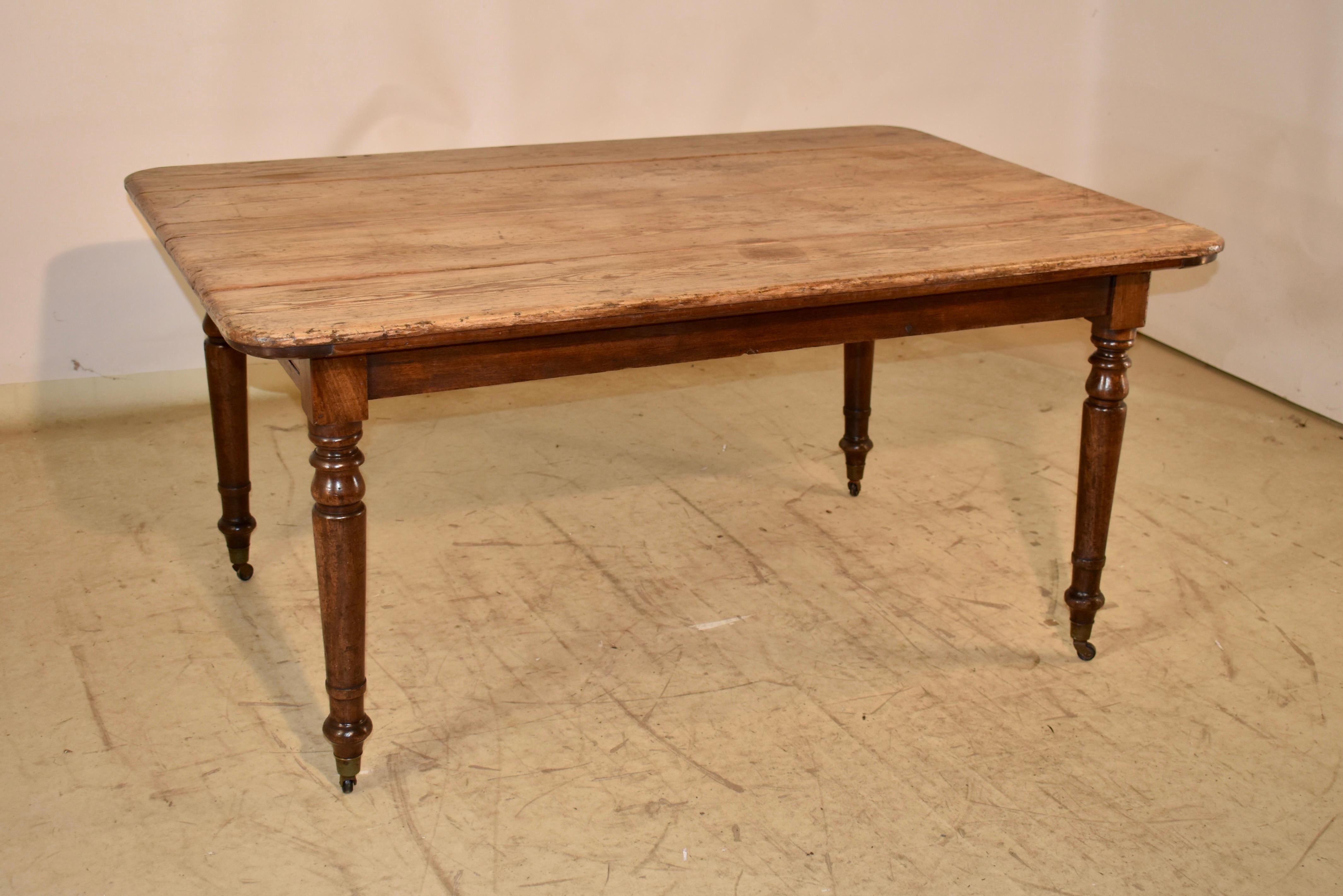 Französischer Bauernhoftisch aus dem 19. im Angebot 2