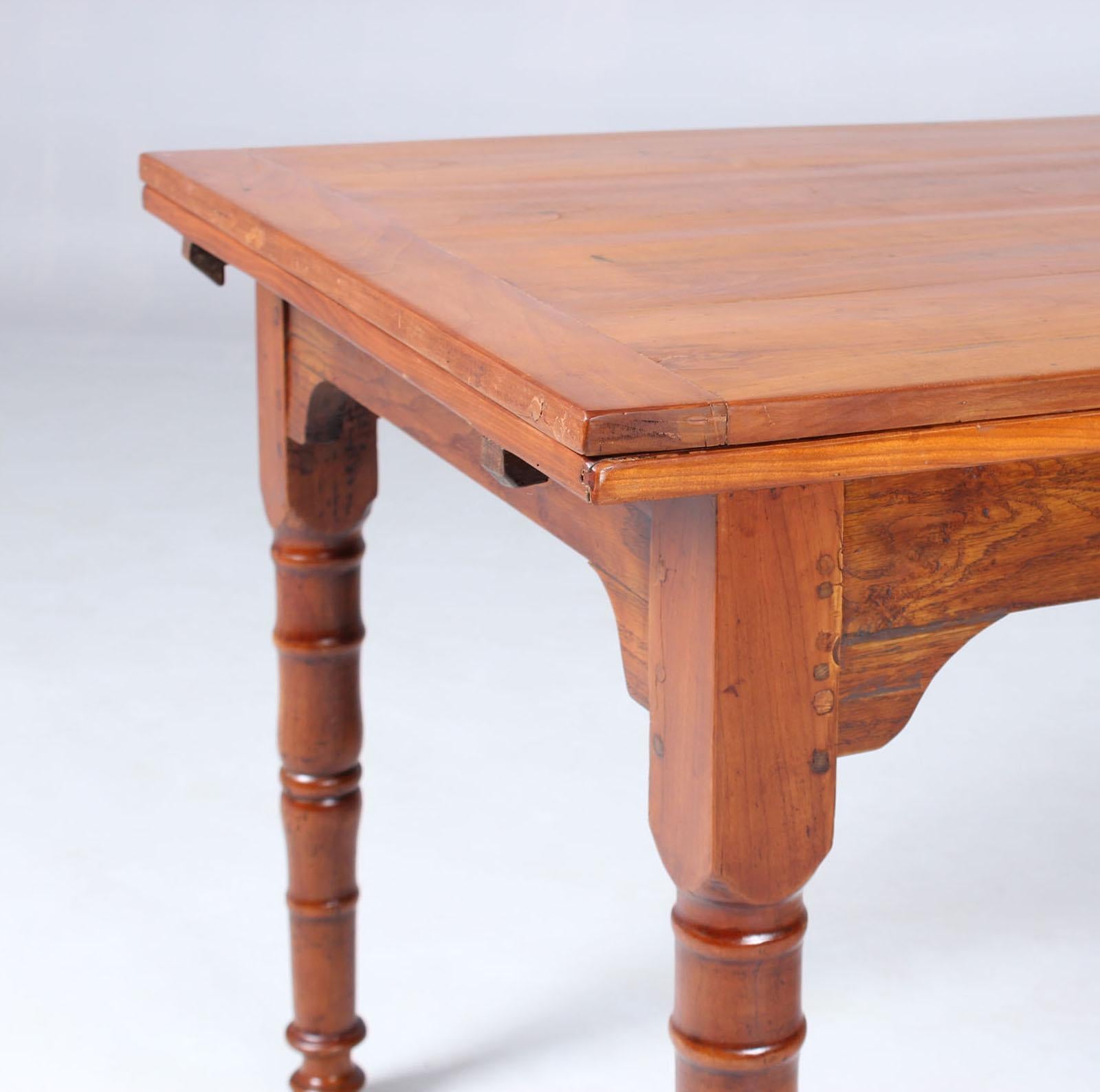 19th Century French Farmhouse or Country House Table, Solid Cherry, circa 1850 2