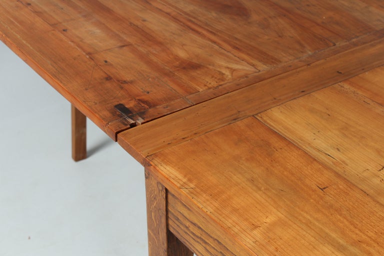 19th Century French Farmhouse Table, Cherry, Oak, For 12 Persons For