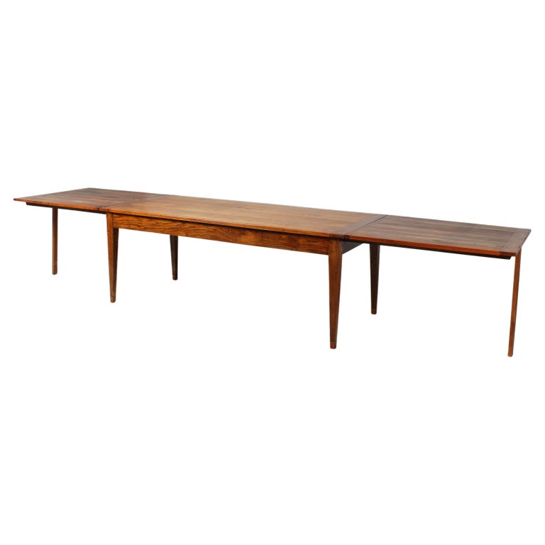 19th Century French Farmhouse Table, Cherry, Oak, For 12 Persons For