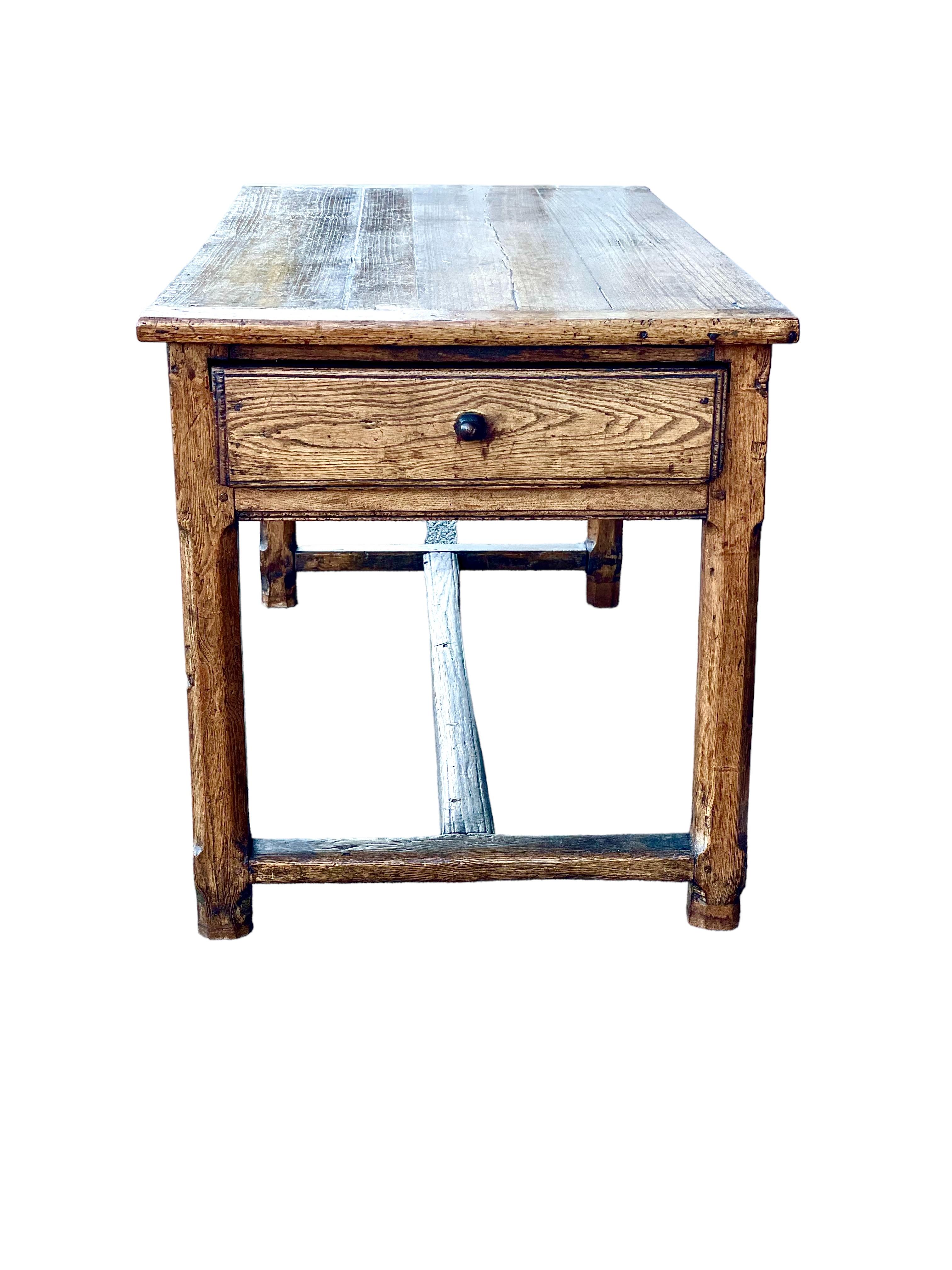 Mesa de granja francesa del siglo XVIII siglo XIX en venta