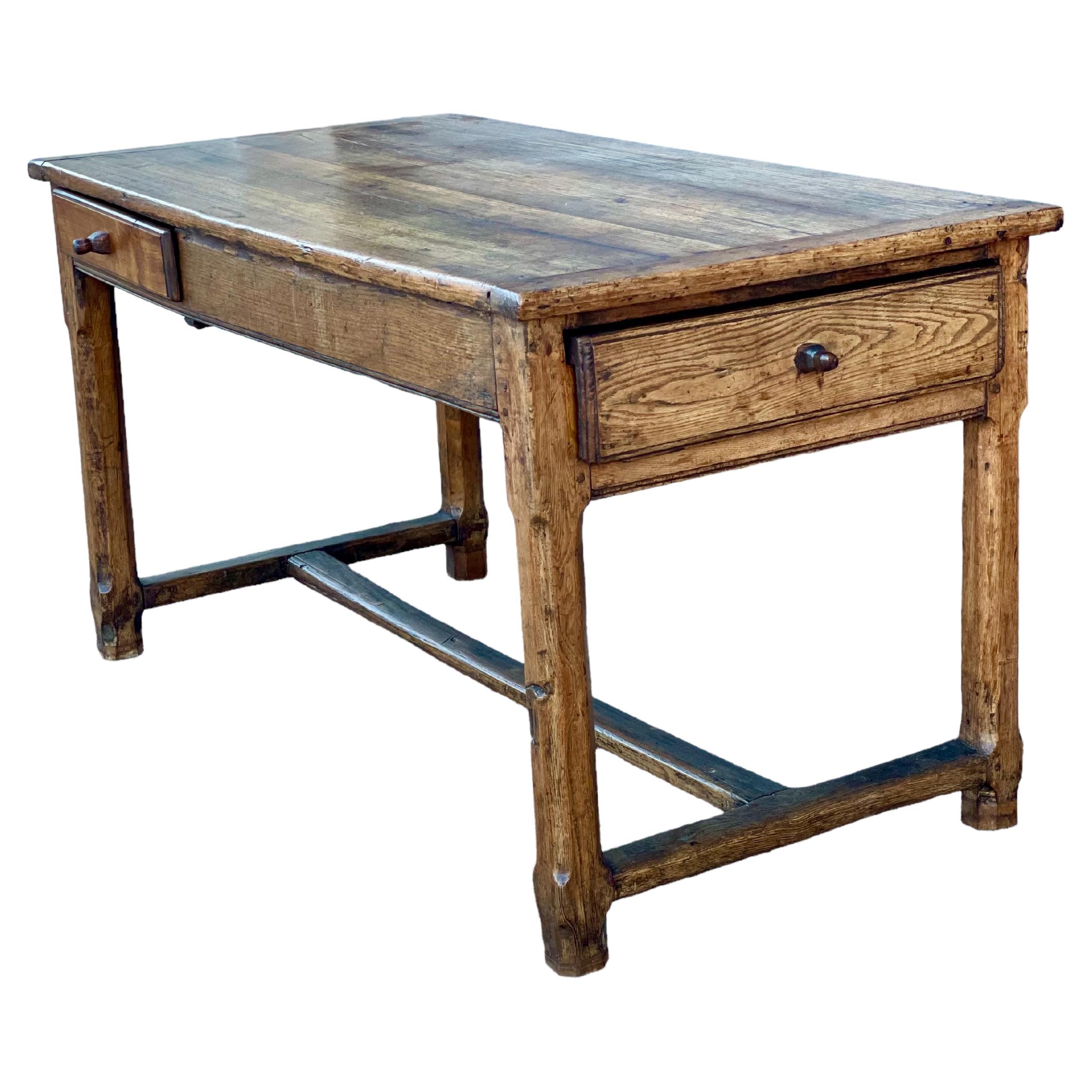 1850s Century French Farmhouse Table For Sale