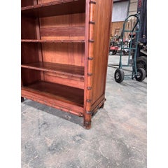 19th Century French Faux Bamboo Bookcase