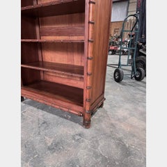 19th Century French Faux Bamboo Bookcase
