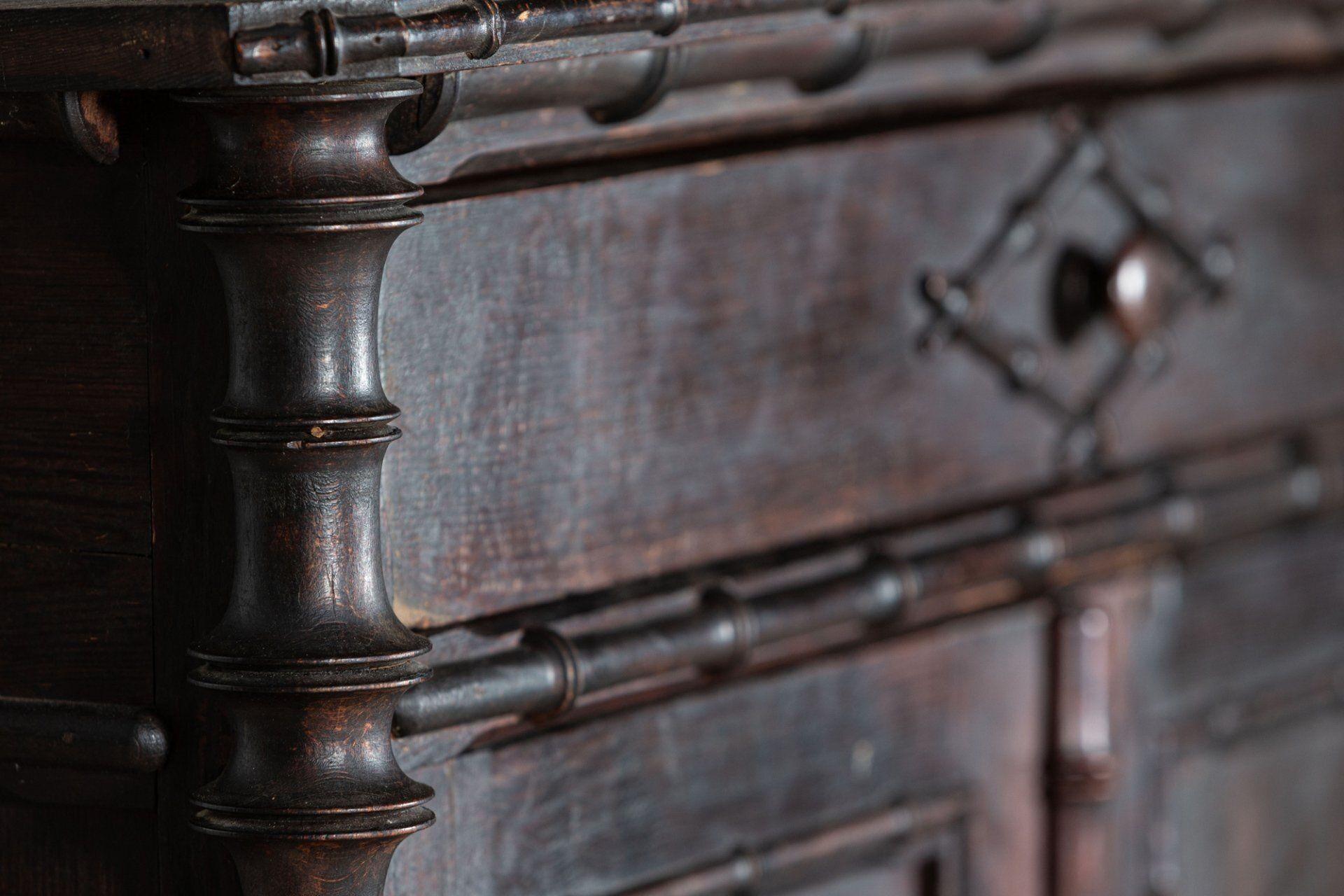 19th Century French Faux Bamboo Buffet Cupboard For Sale 8