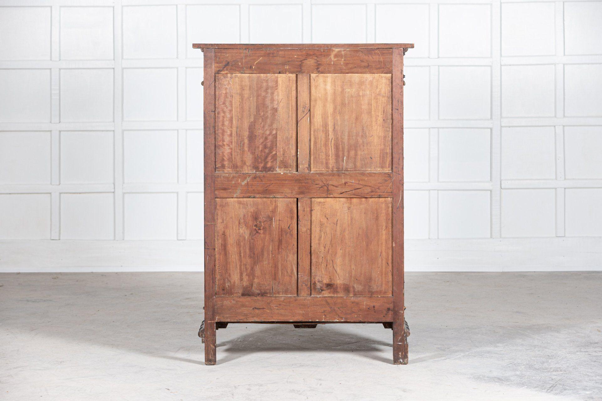 19th Century French Faux Bamboo Buffet Cupboard For Sale 11