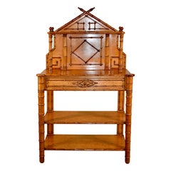 19th Century French Faux Bamboo Buffet