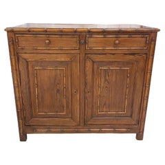 19th Century French Faux Bamboo Buffet