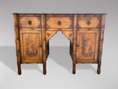 19th Century French Faux Bamboo Painted Dresser
