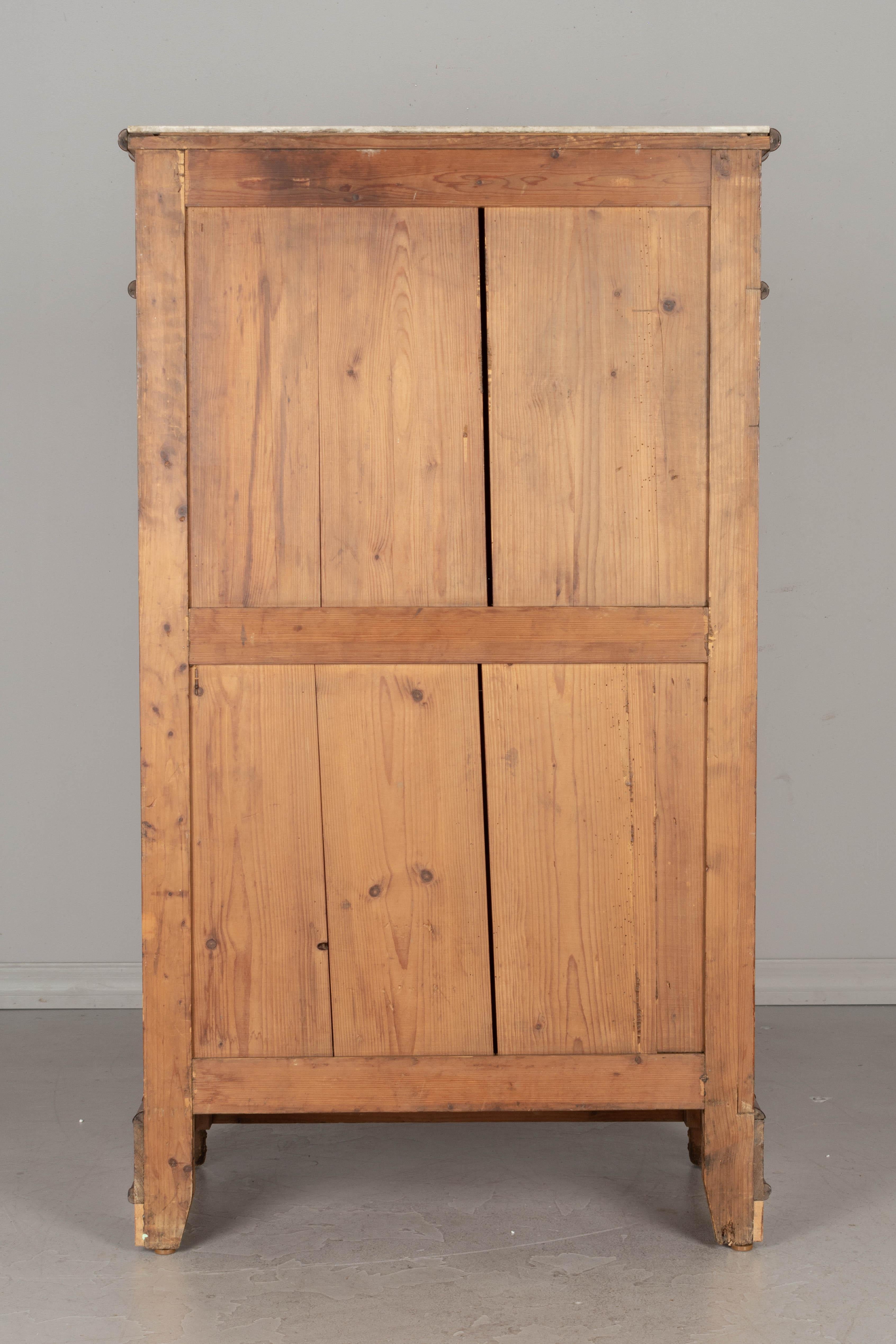 19th Century French Faux Bamboo Secretaire 9