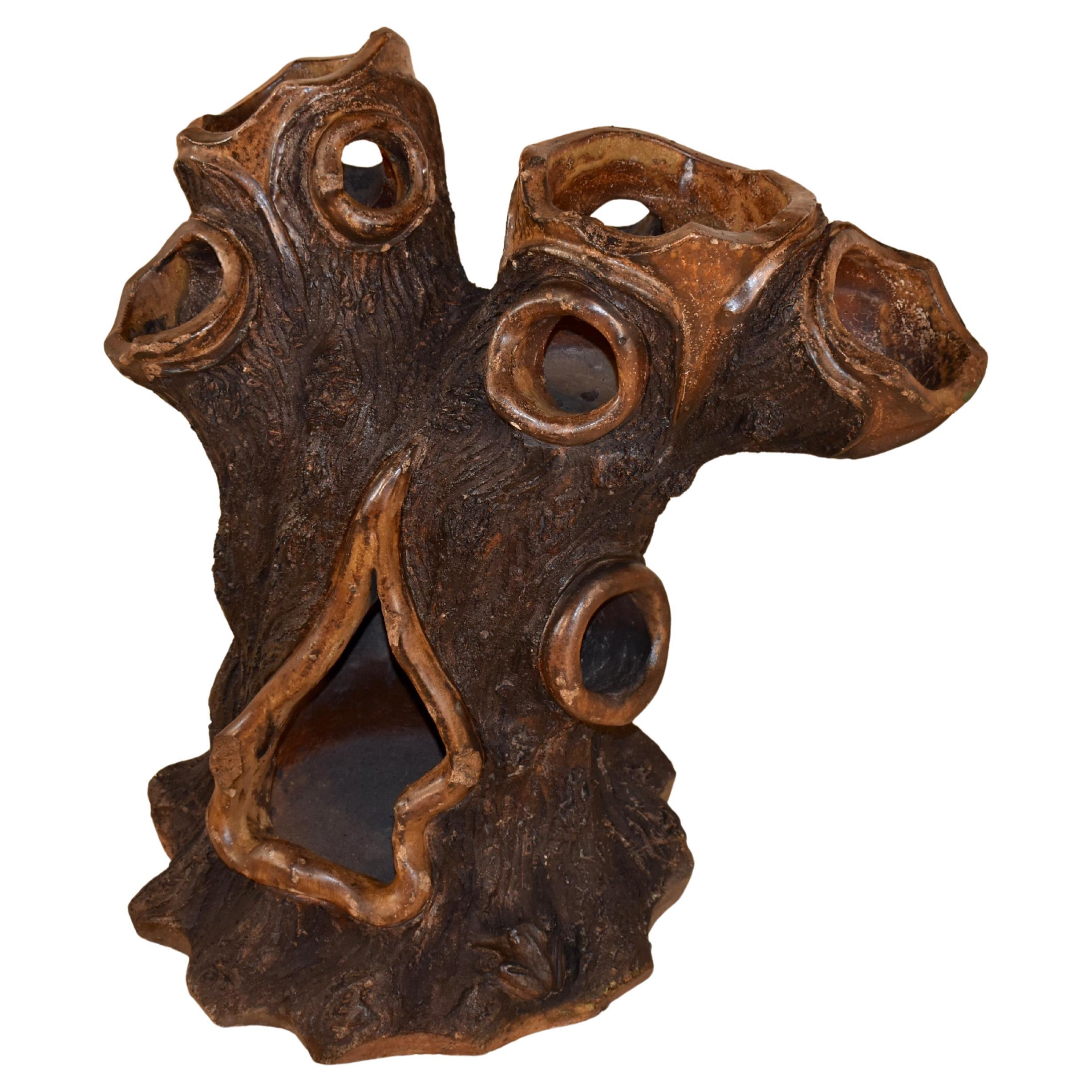 19. Jahrhundert Französisch Faux Bois Pflanzer