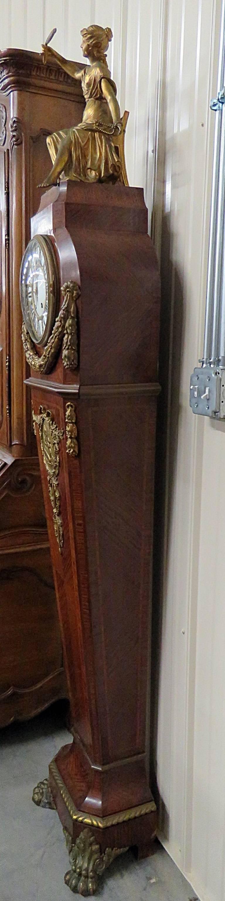 19th Century French Figural Clock in the Manner of Paul Sormani at 1stDibs