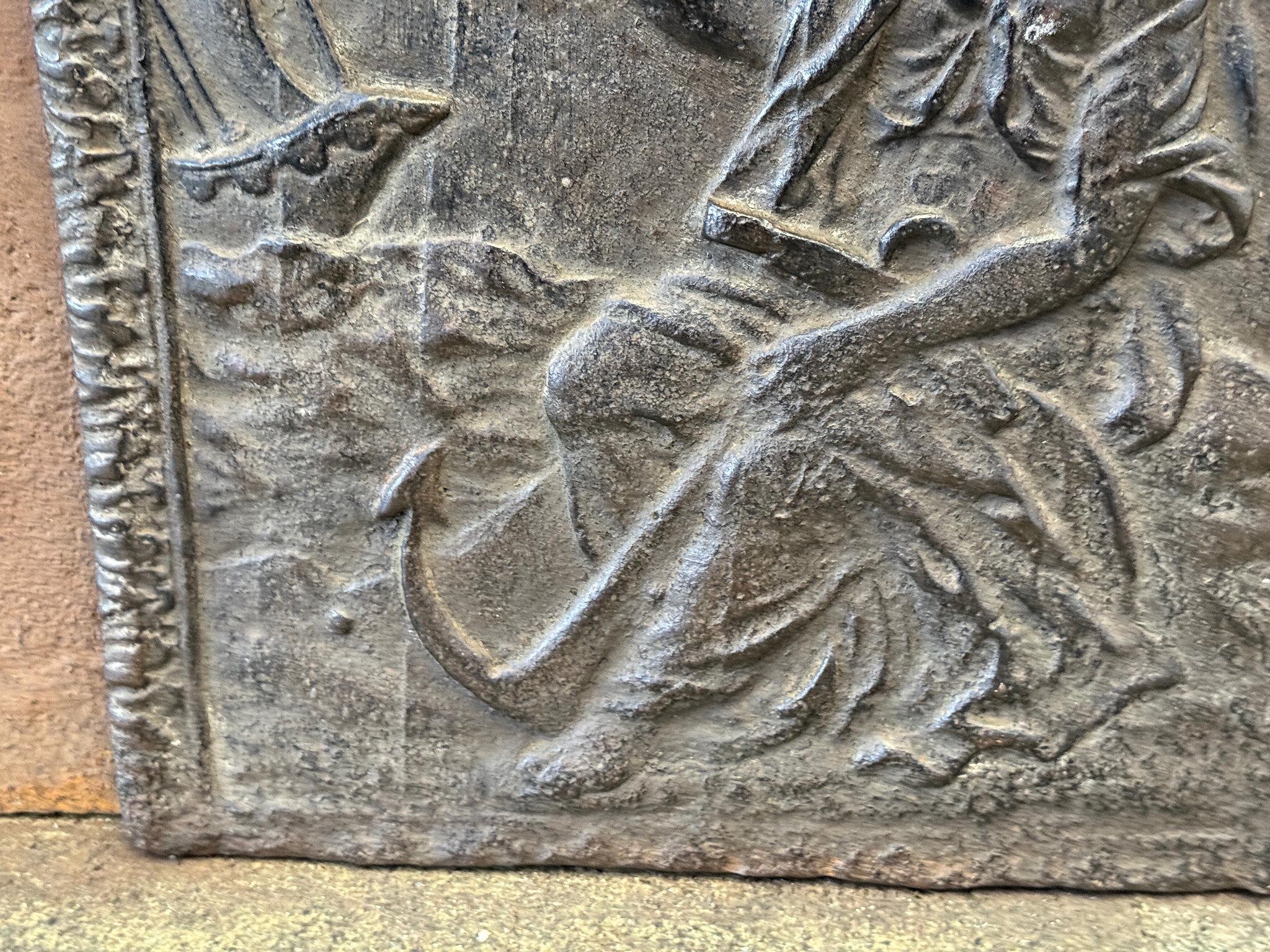 19th Century French Fireback / Backsplash 'Allegory of Navigation' For Sale 2