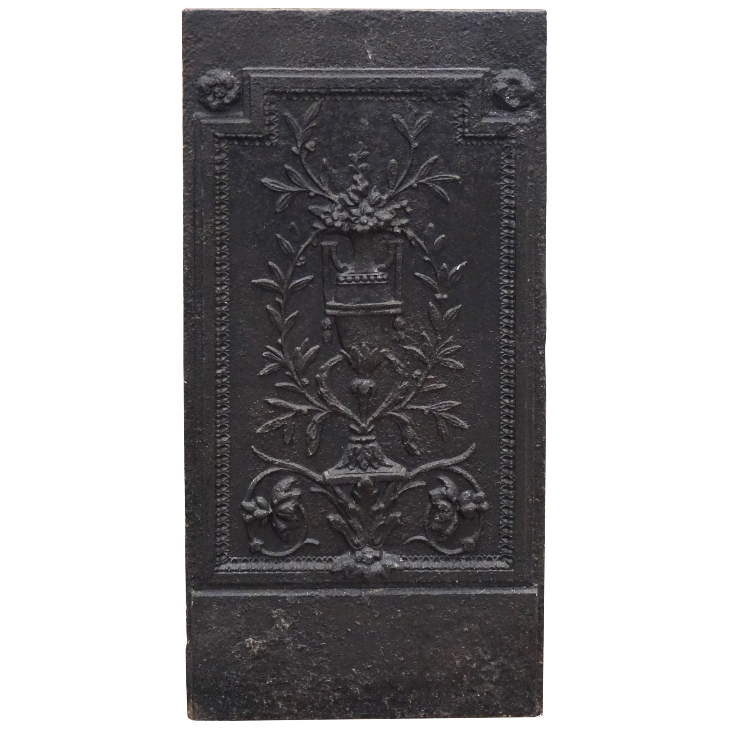 19th Century French Fireback For Sale