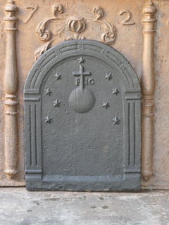 19th Century French Napoleon III Fireback / Backsplash