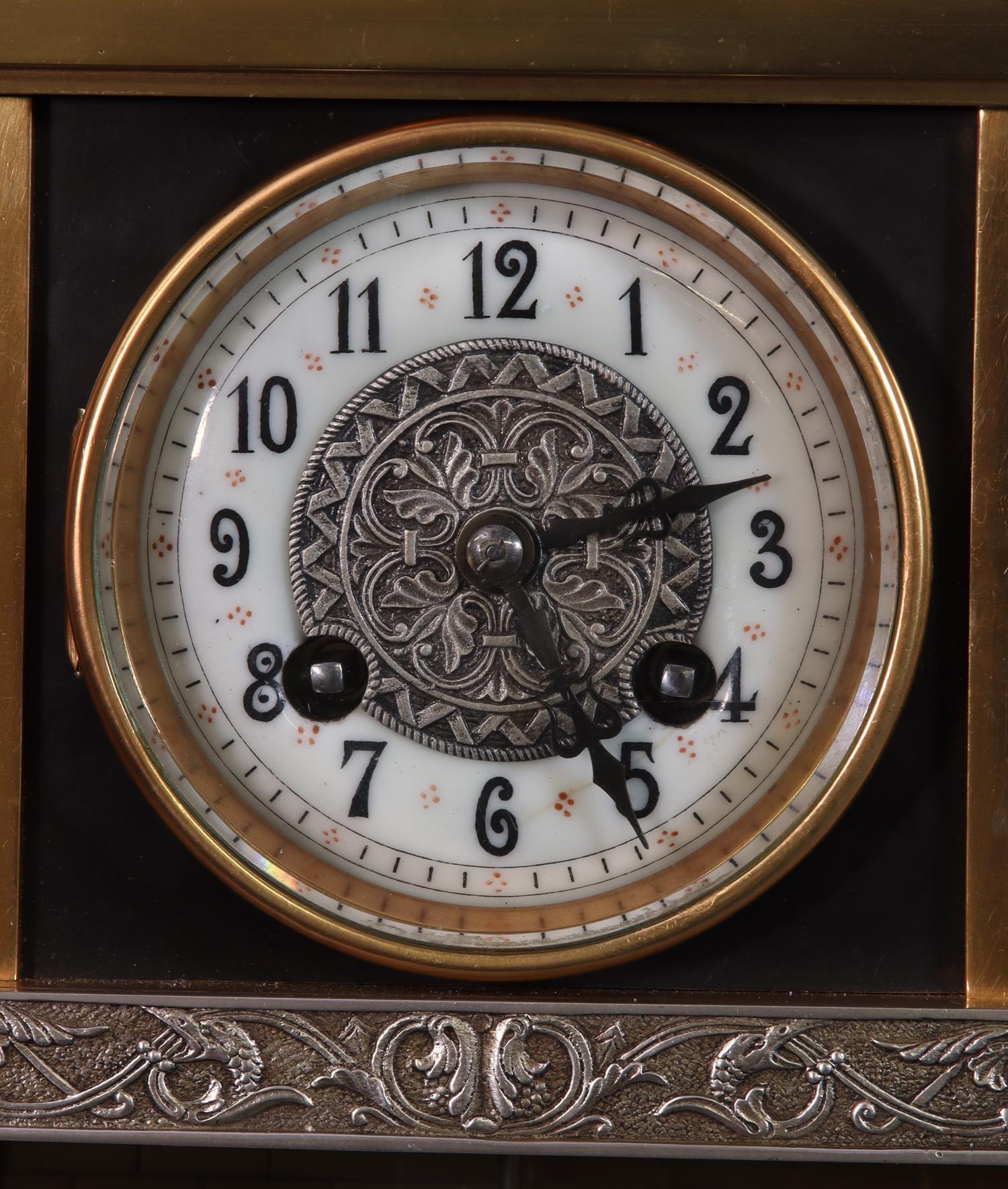Gilt 19th Century French Fireplace Clock.