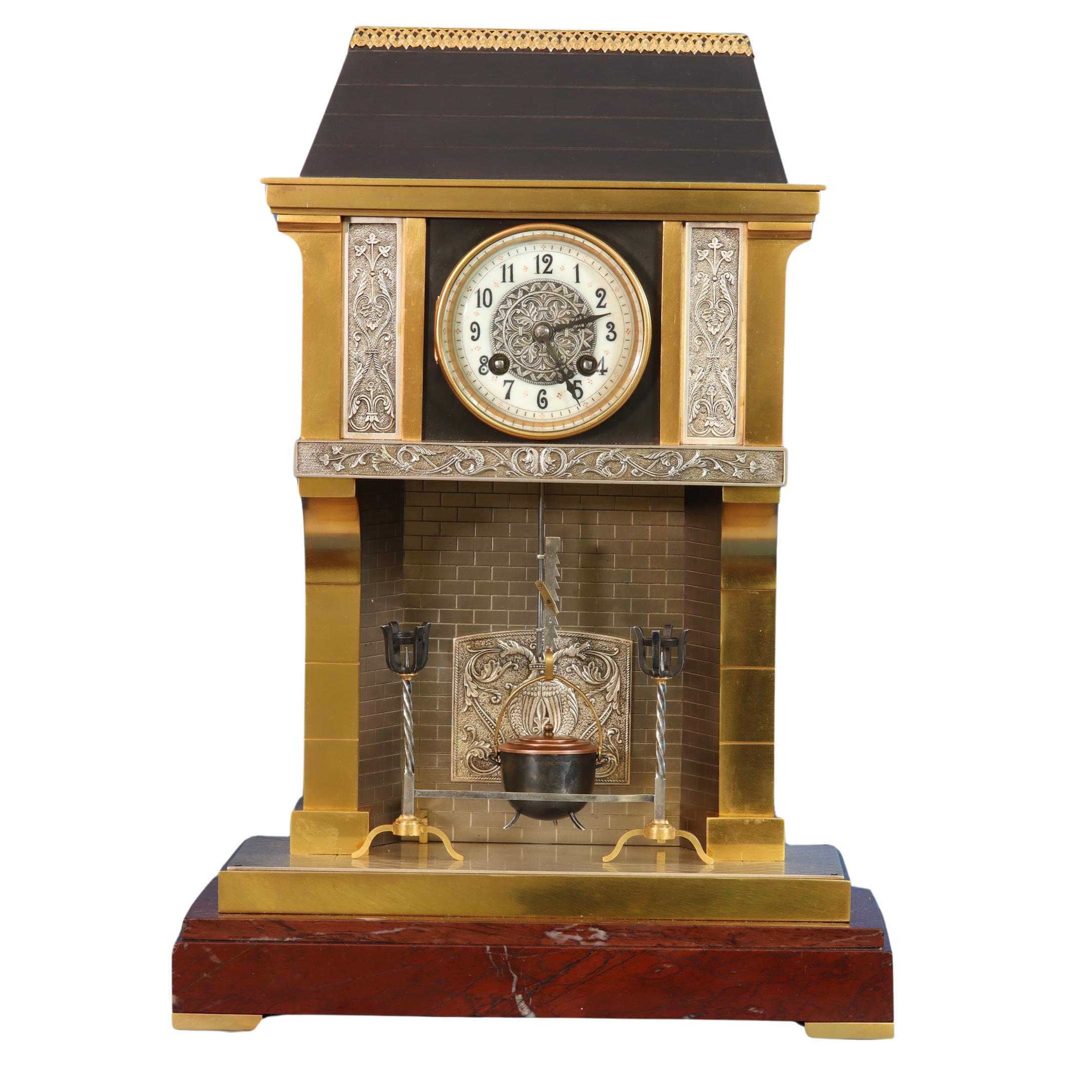 19th Century French Fireplace Clock.