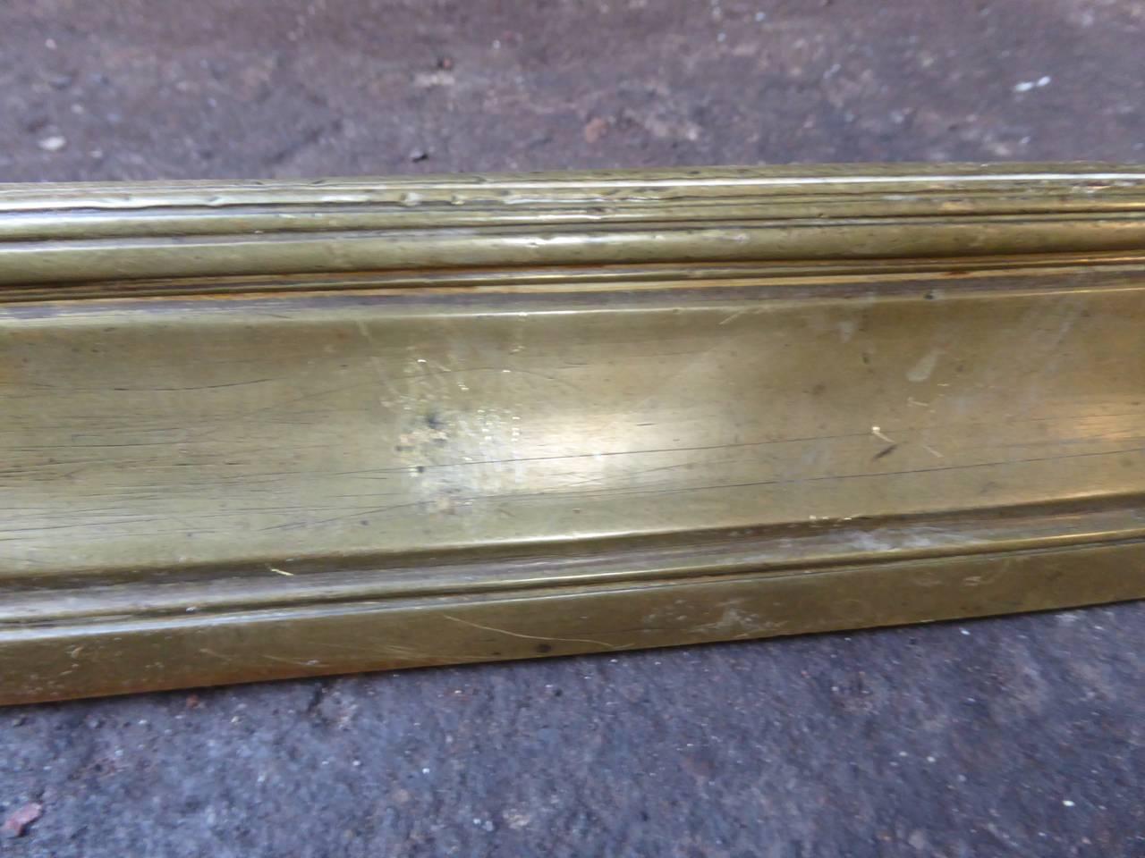 19th Century French Louis XZV Style Fireplace Fender For Sale 5