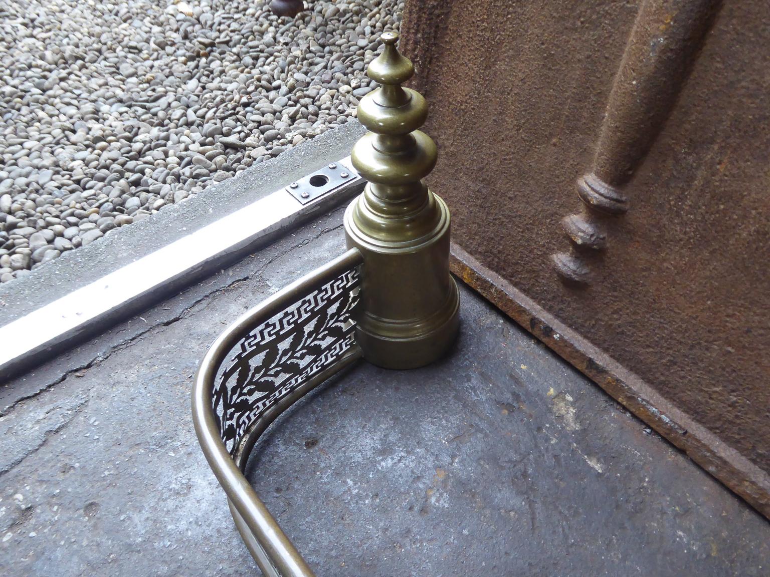 19th Century French Fireplace Fender 5