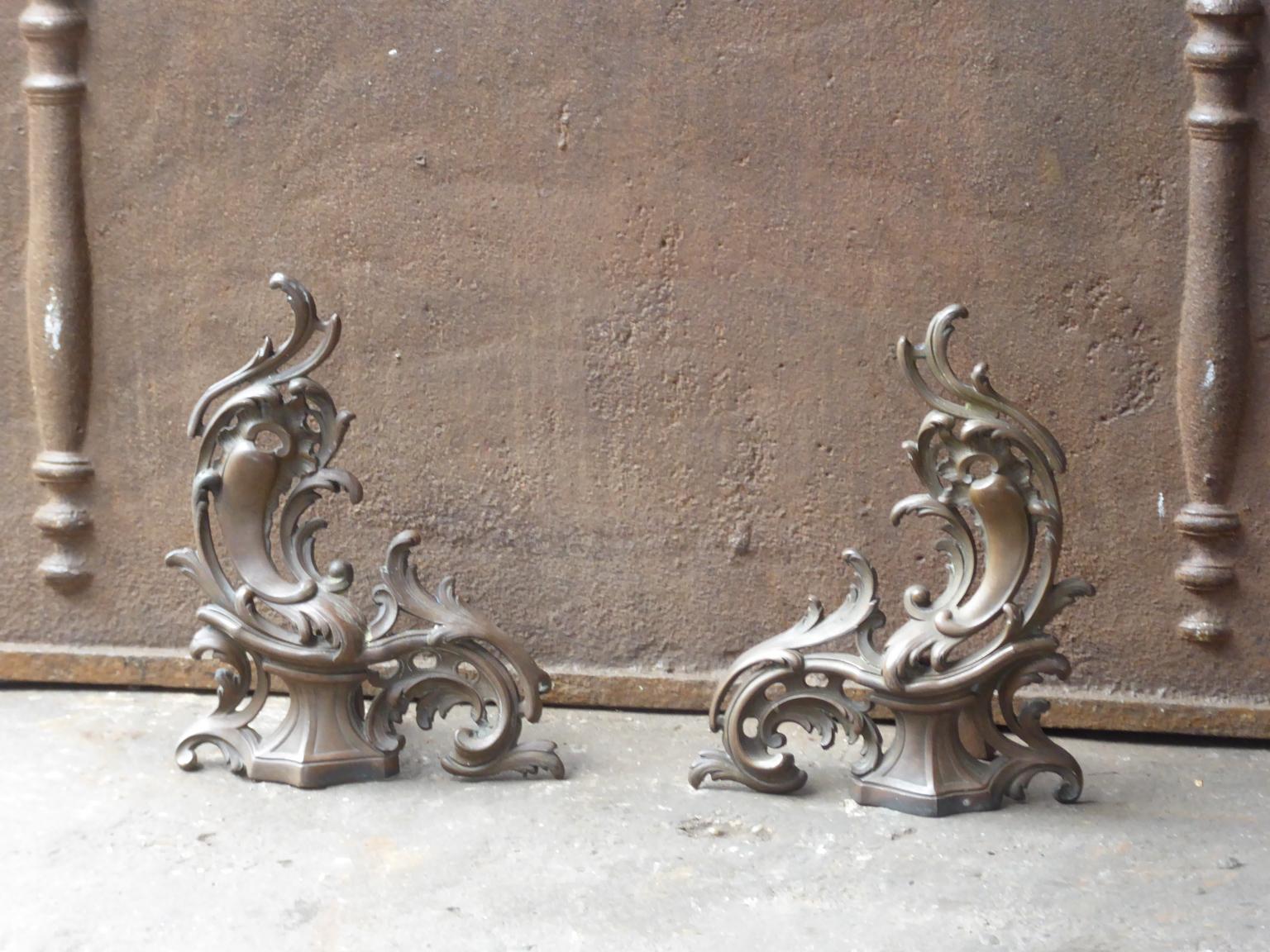 19th Century French Fireplace Fender, Louis XV Style In Good Condition For Sale In Amerongen, NL