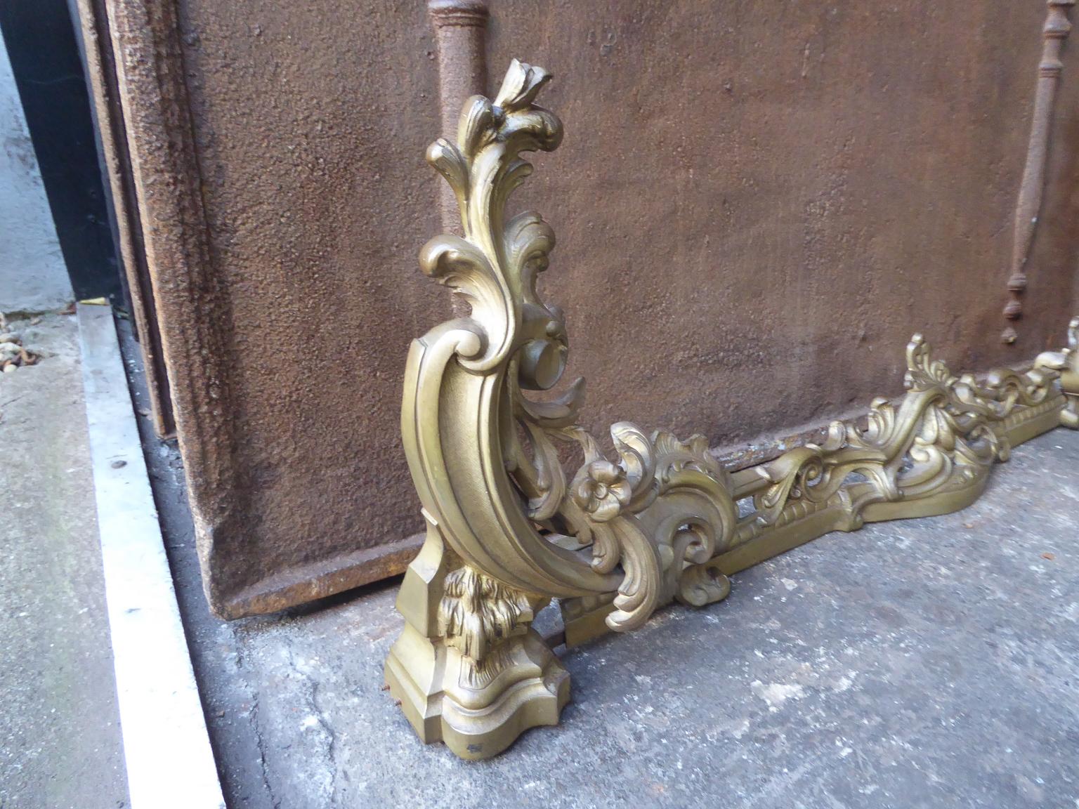 19th Century French Fireplace Fender In Good Condition In Amerongen, NL